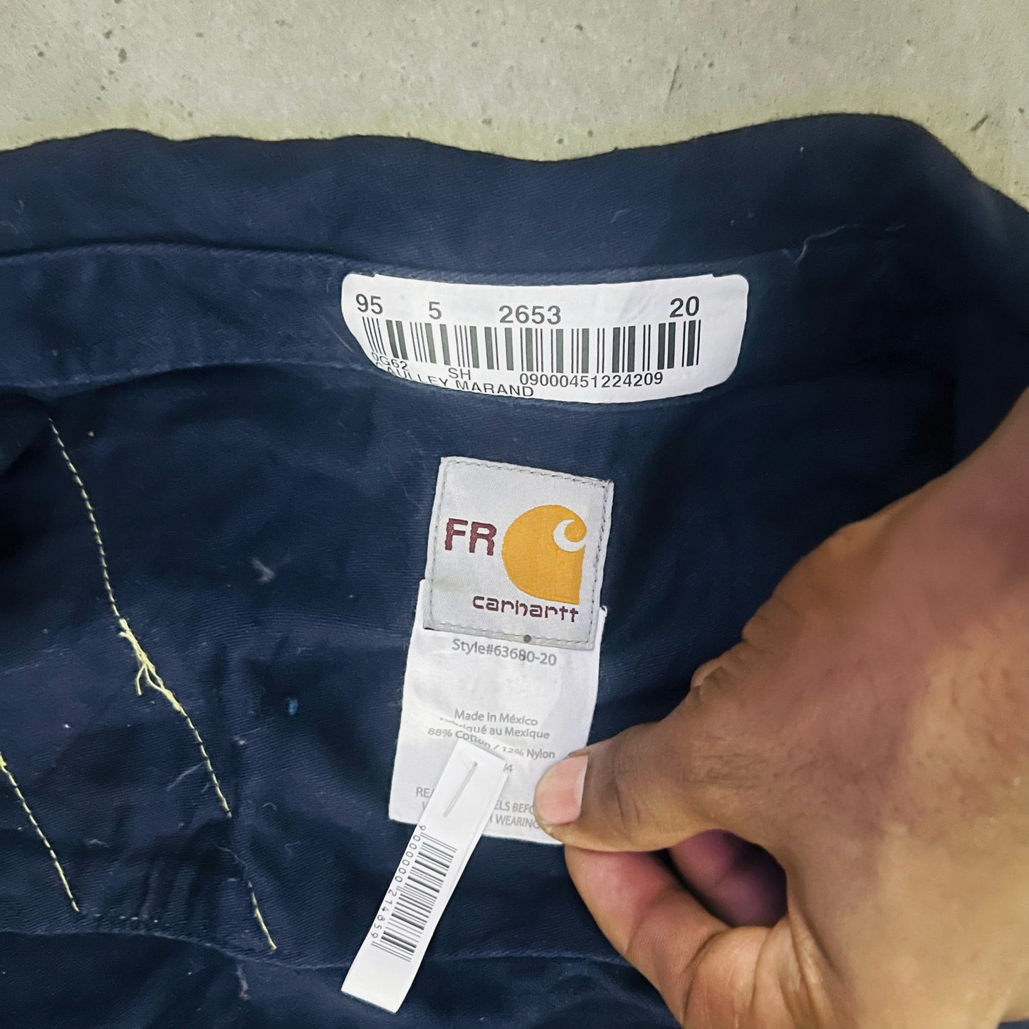 Vintage Mexico Carhartt Workwear Heavy Work Shirt Shirts