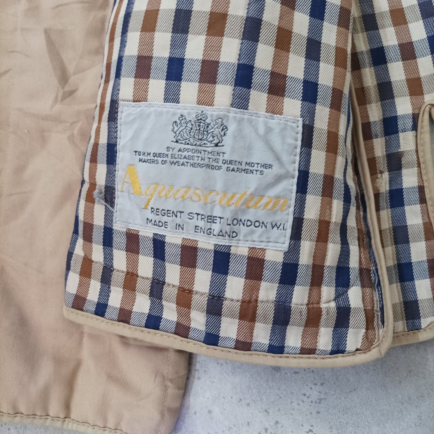 Vintage 70s-90s England Aquascutum Pre-owned Luxury Jackets