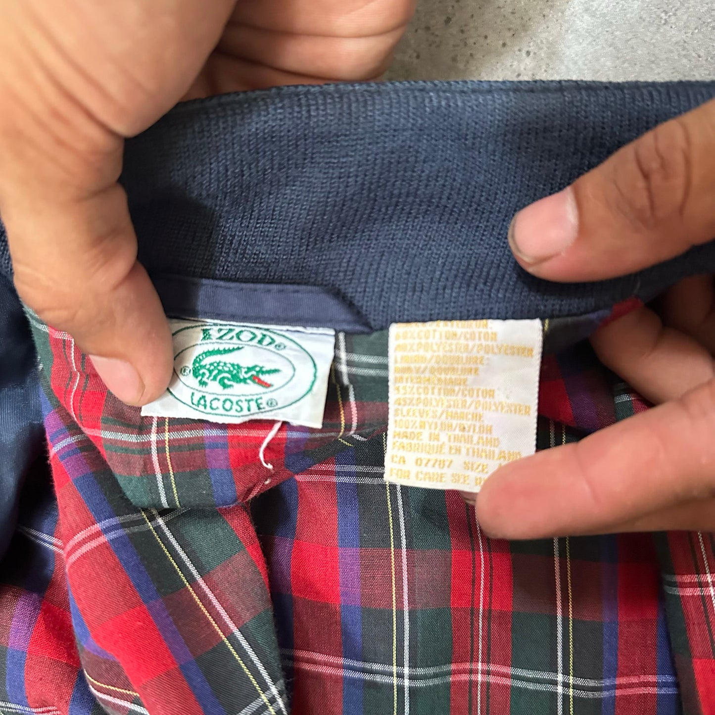Vintage Lacoste Pre-owned Luxury Harrington Jackets