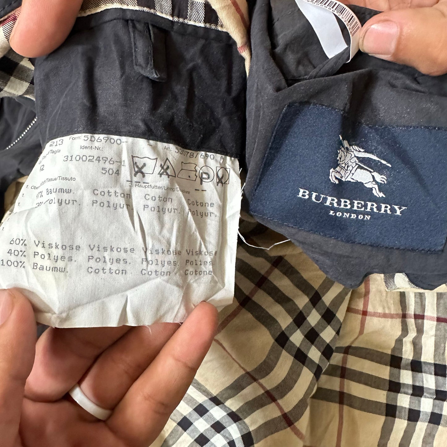 Vintage Burberry Pre-owned Luxury Coats