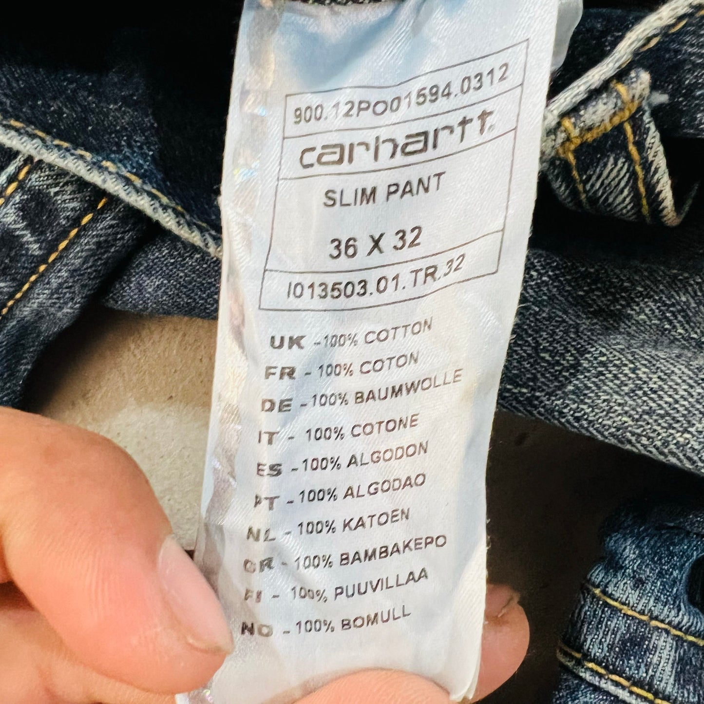 Vintage Carhartt Workwear Denim Pants