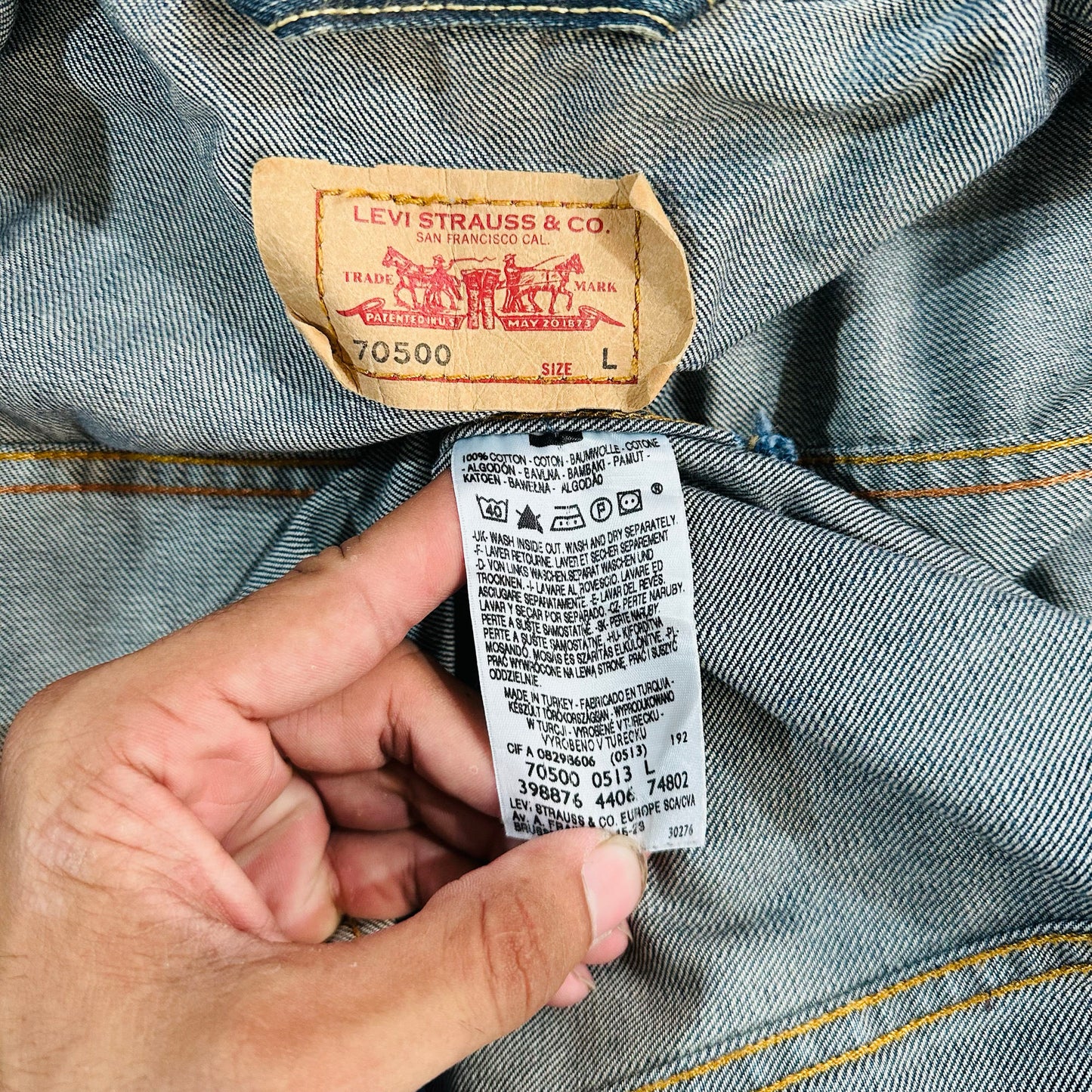 Vintage Turkey Levi's Retro Denim Jackets