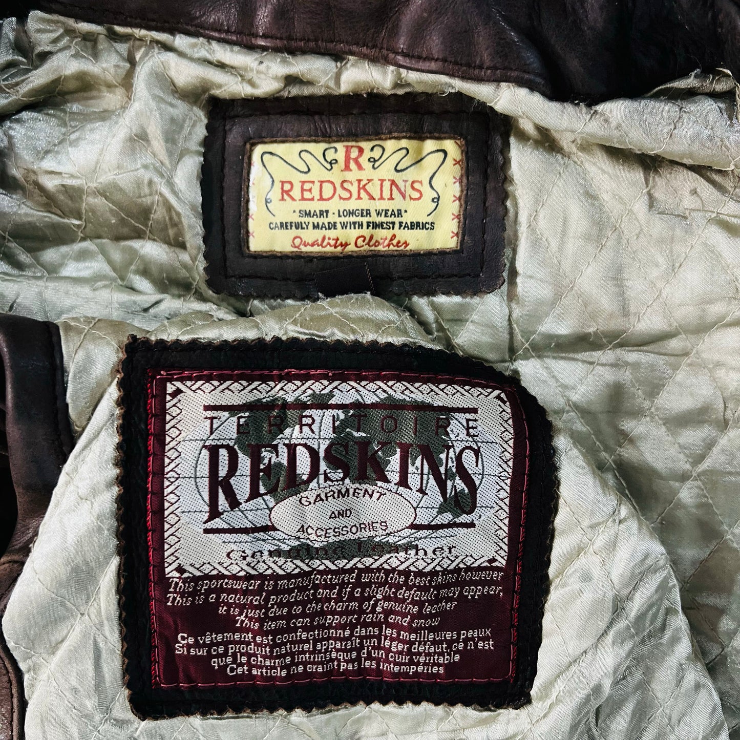 Vintage 70s-90s France Redskins Retro Leather Jackets