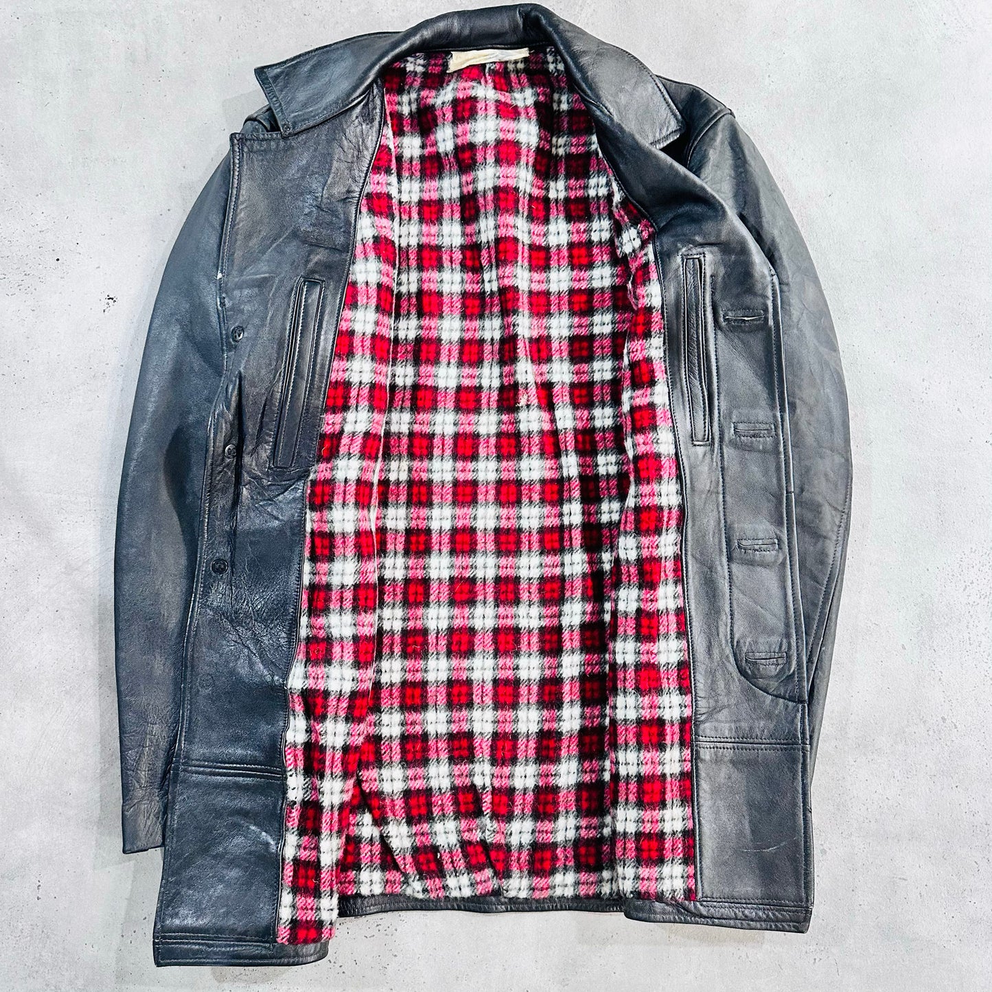 Vintage 70s-90s Retro Mid-Length Leather Jackets