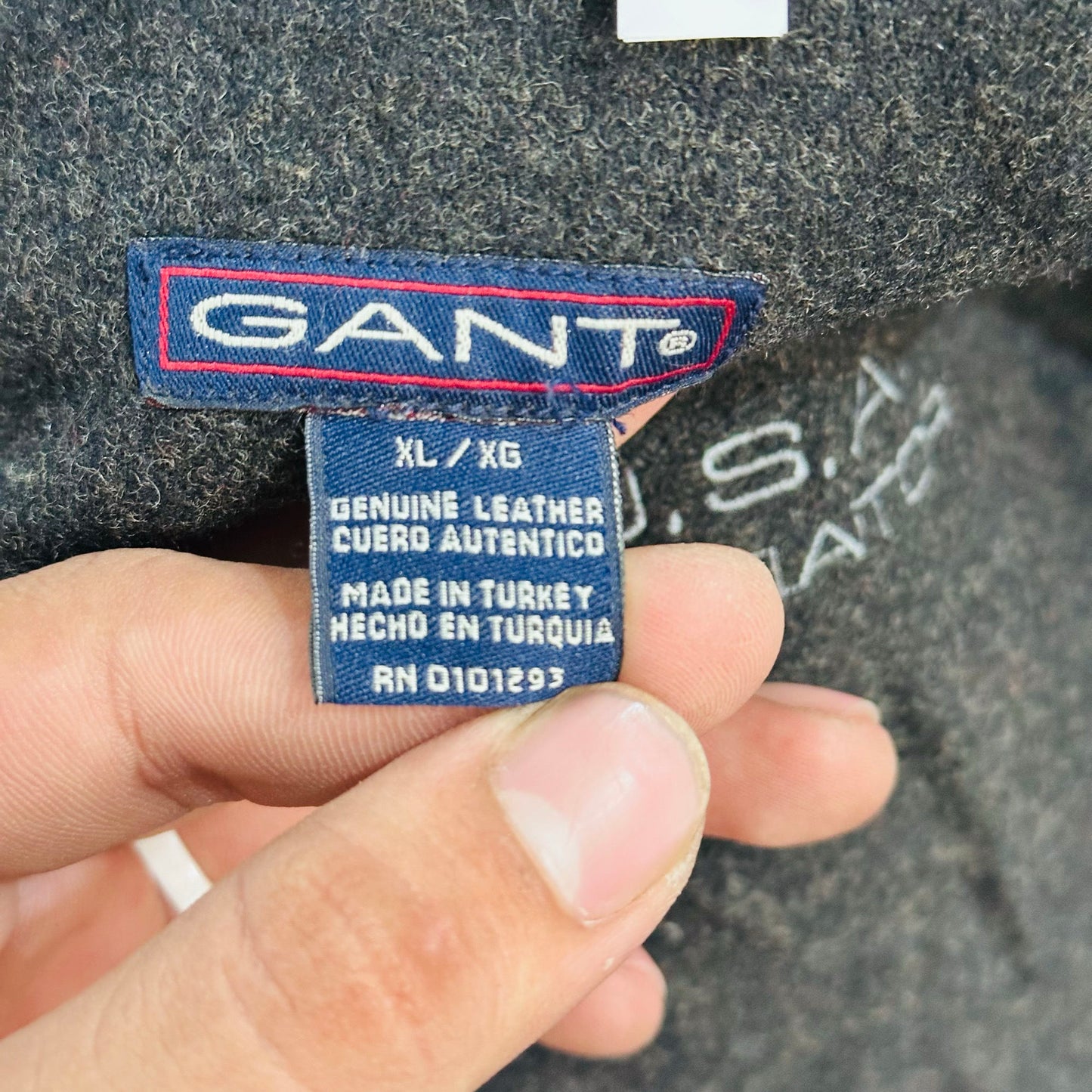 Vintage Turkey GANT Pre-owned Luxury Flight Leather Jackets