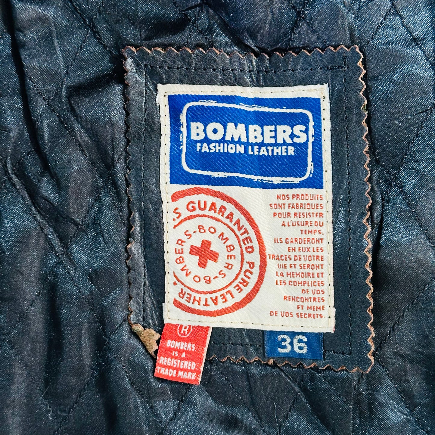 Vintage 70s-90s France Retro Flight Leather Jackets