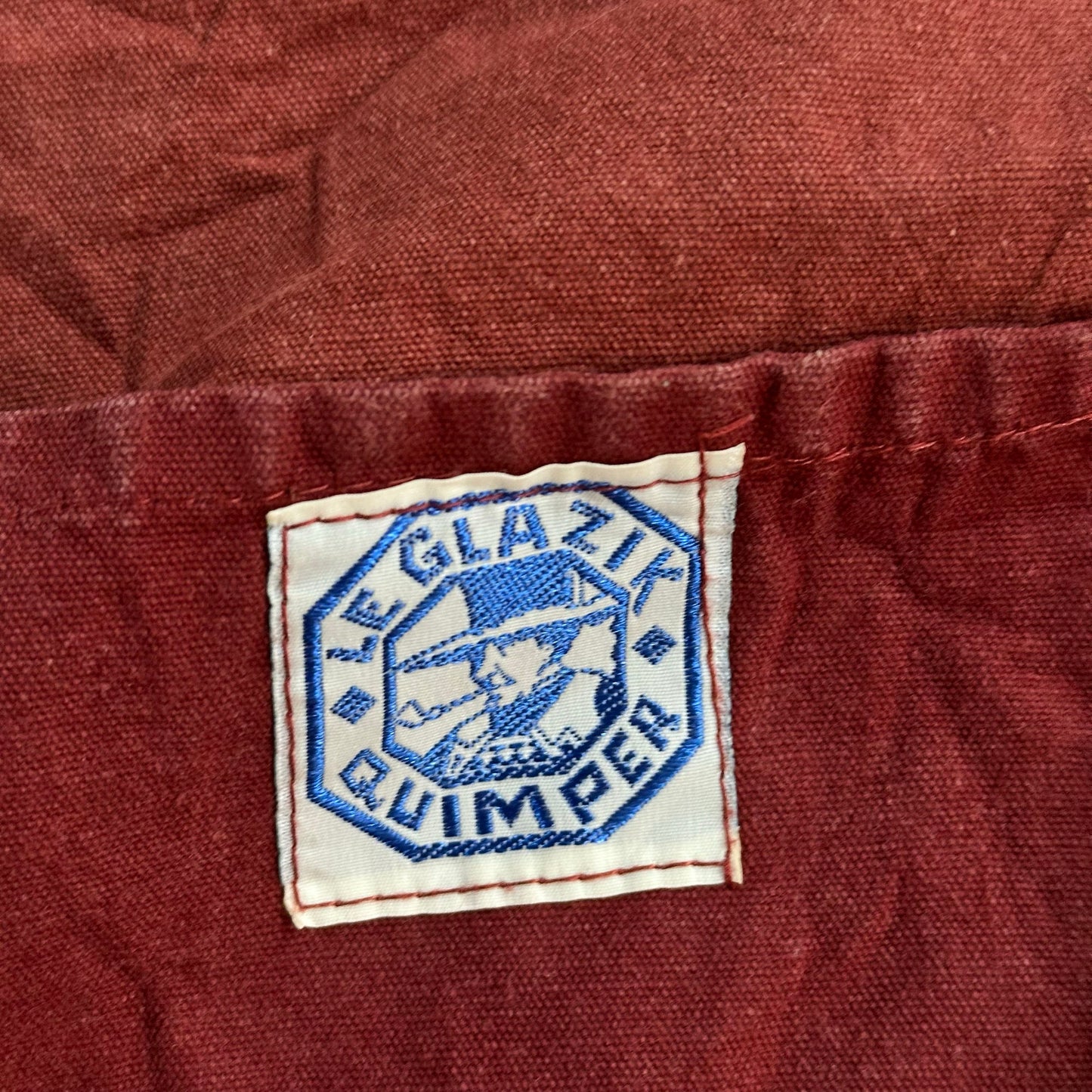 Vintage 70s-90s France Le Glazik Workwear Fisherman Smocks