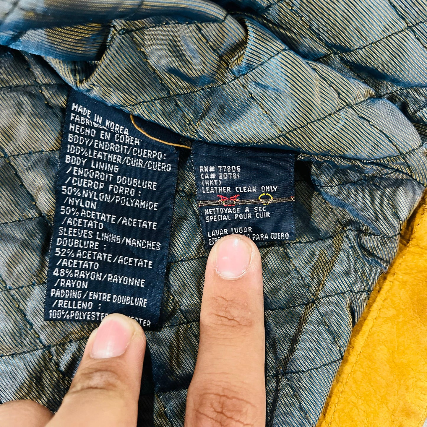 Vintage 70s-90s South Korea Tommy Hilfiger Retro Leather Jackets