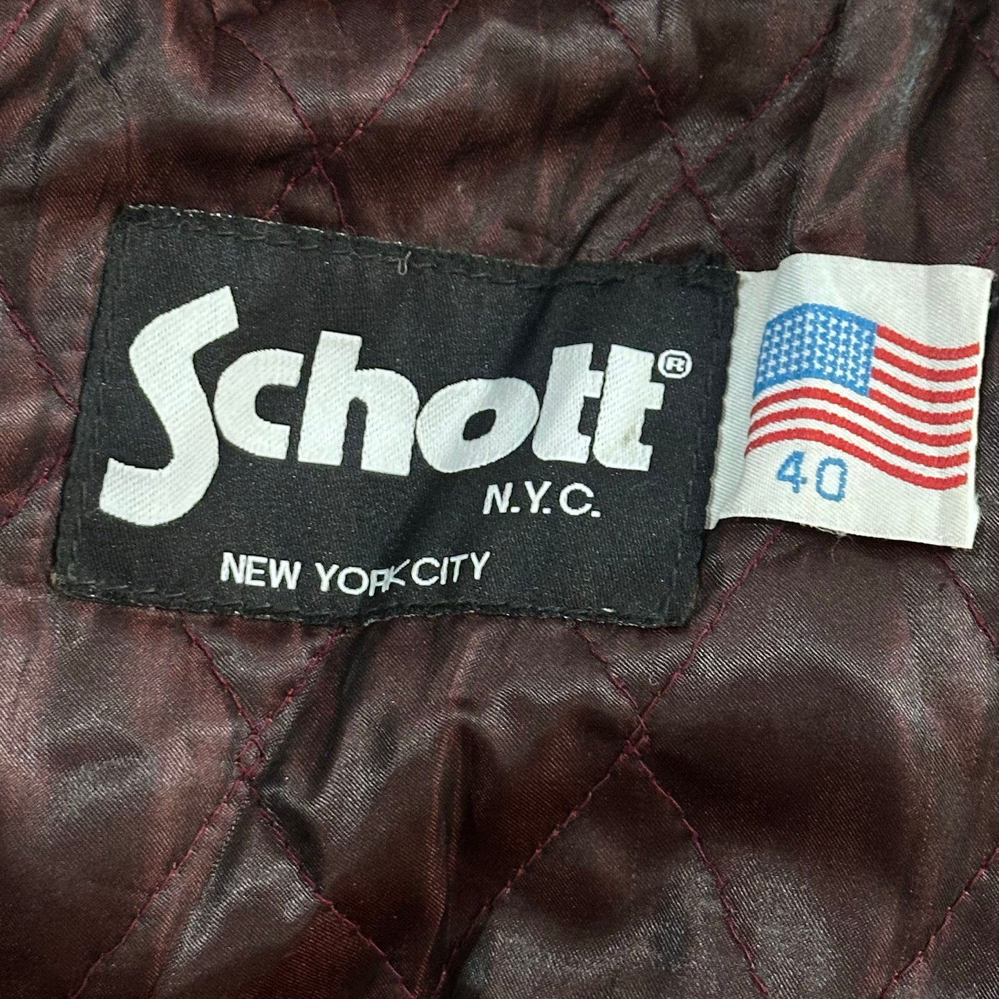 Vintage 70s-90s USA Schott Mid-Length Leather Jackets