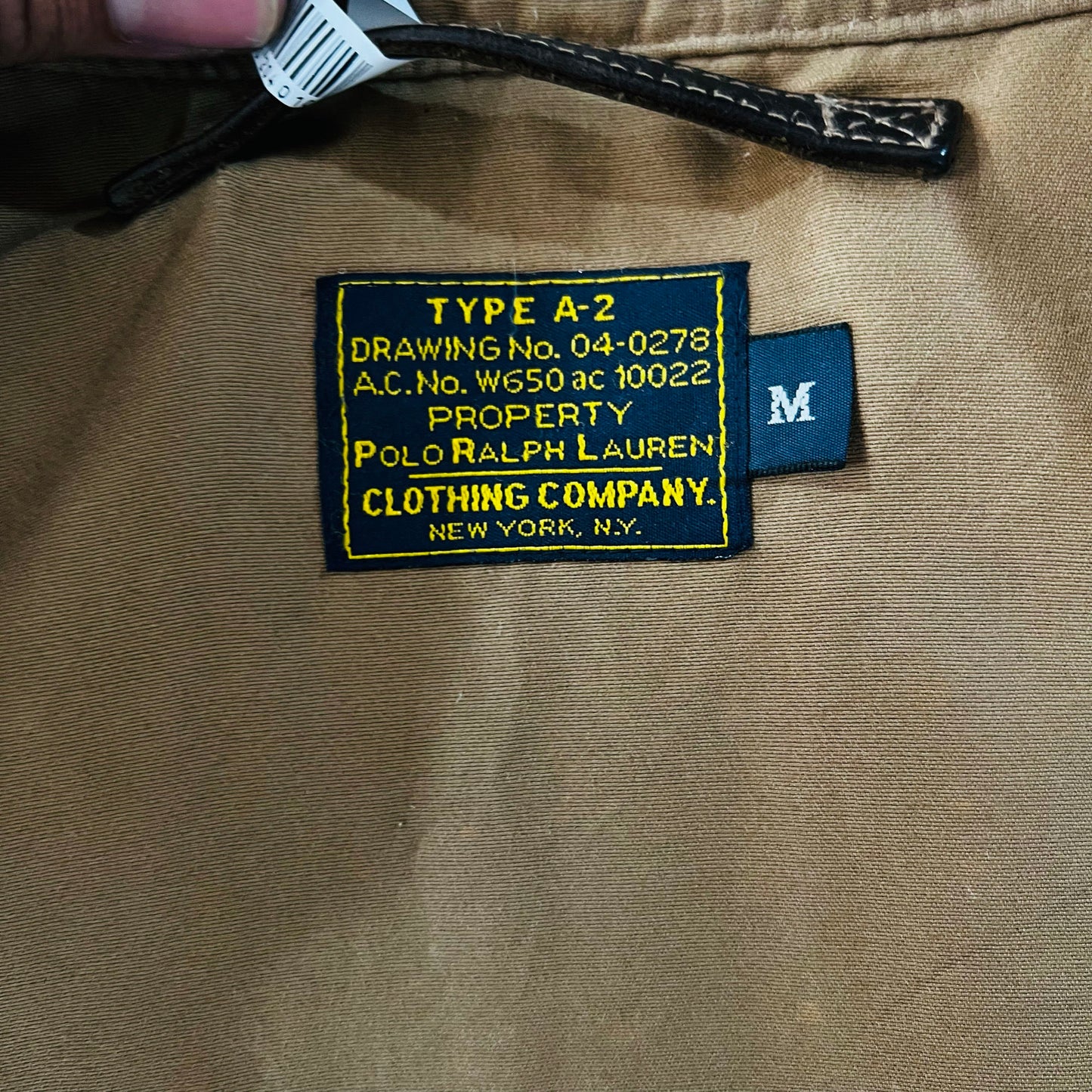 Vintage Ralph Lauren Military A-2 Leather Jackets