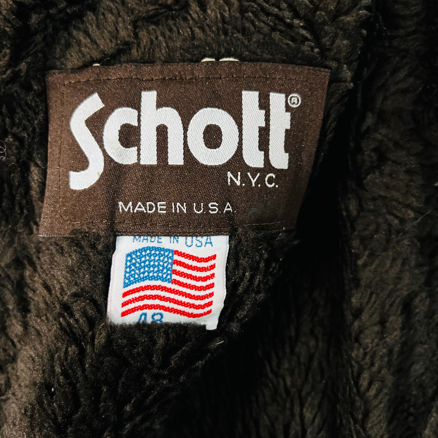 Vintage 70s-90s USA Schott Military A-2 Leather Jackets