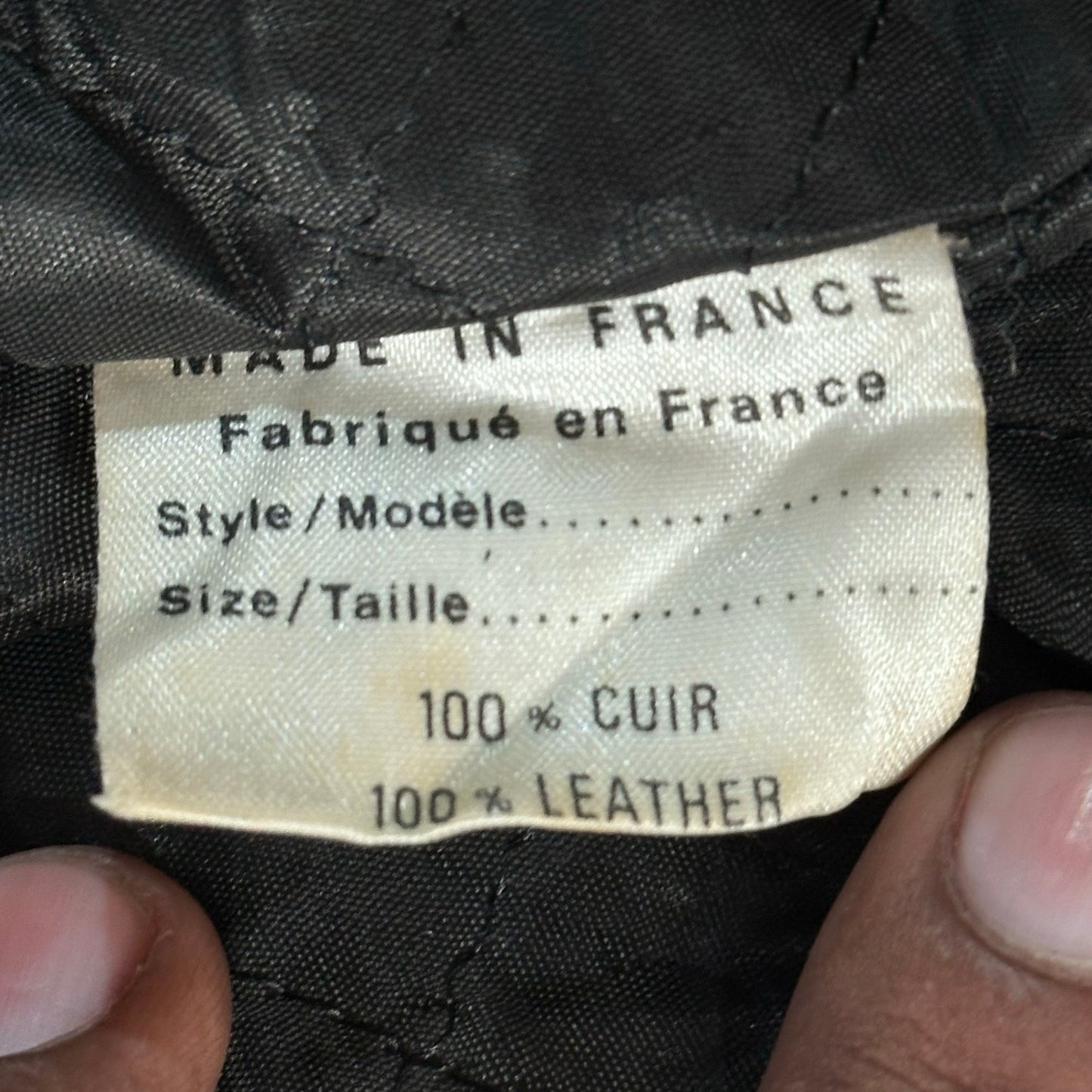 Vintage 70s-90s France Leather Jackets