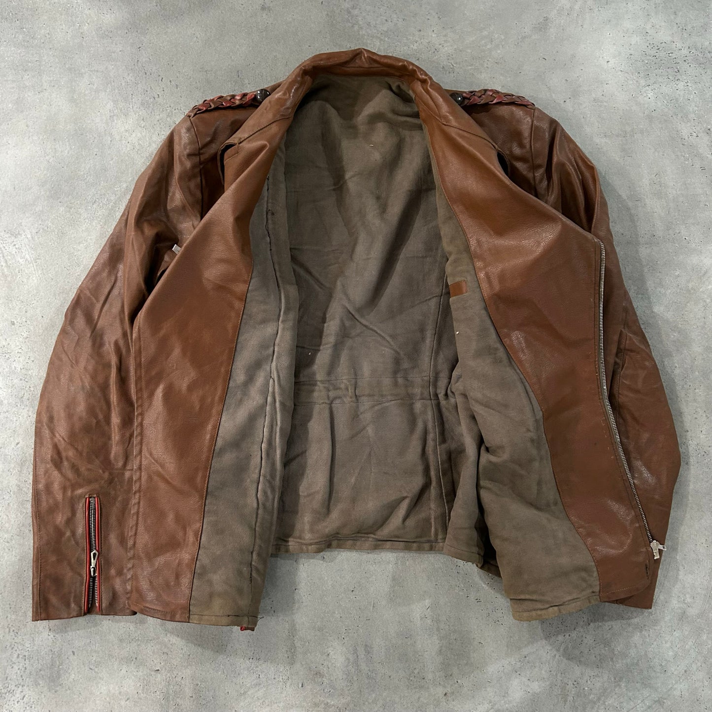 Vintage 70s-90s Germany Double Rider Leather Jackets