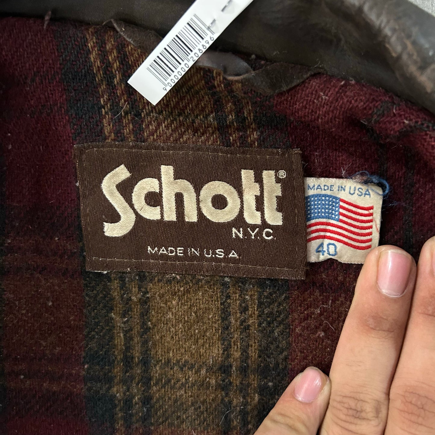 Vintage 70s-90s USA Schott Workwear Mid-Length Leather Jackets