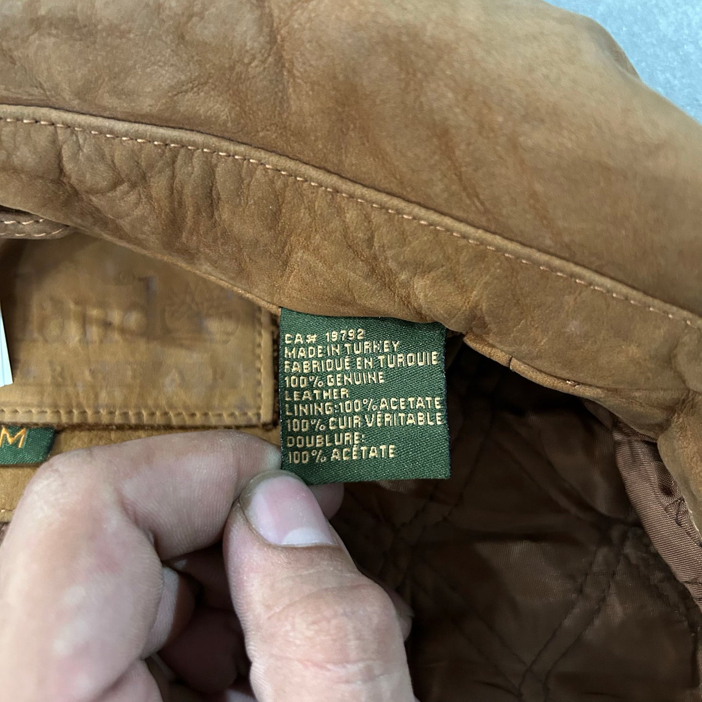Vintage Turkey Timberland Workwear Mid-Length Leather Jackets