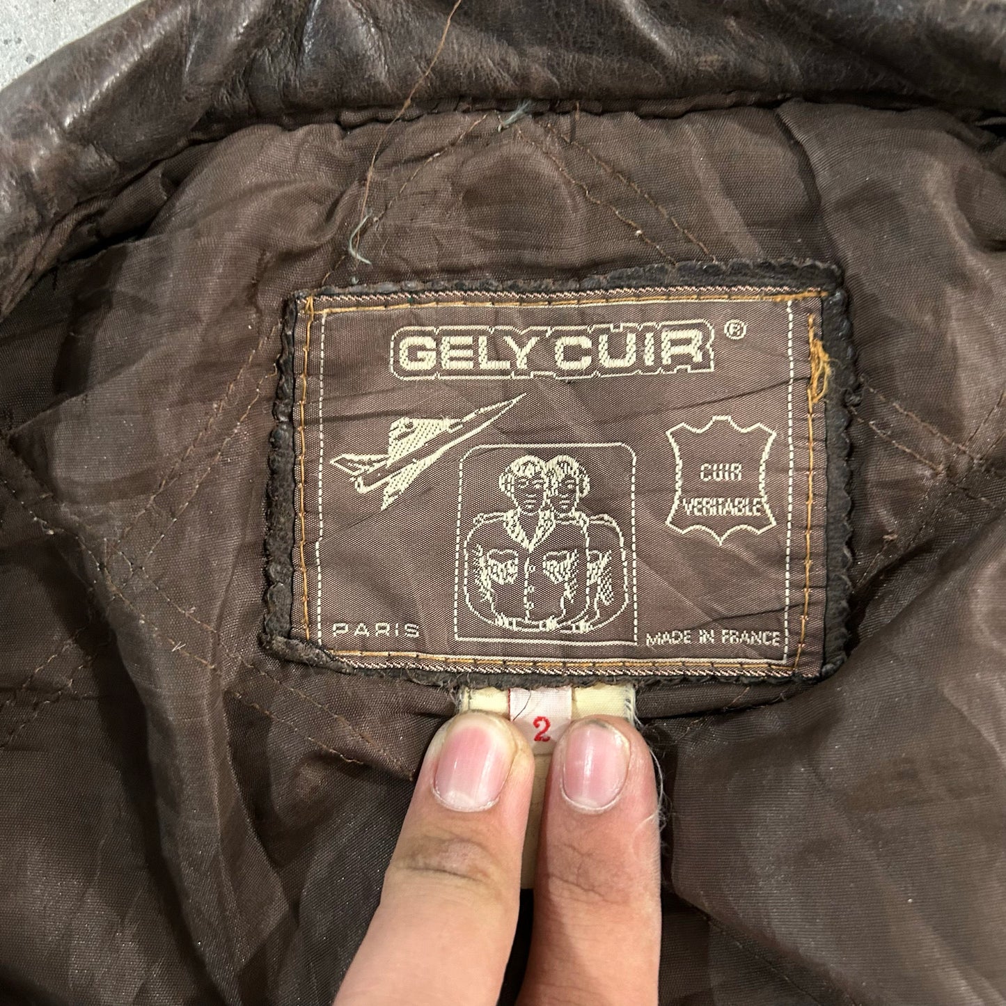 Vintage 70s-90s France Workwear Leather Jackets