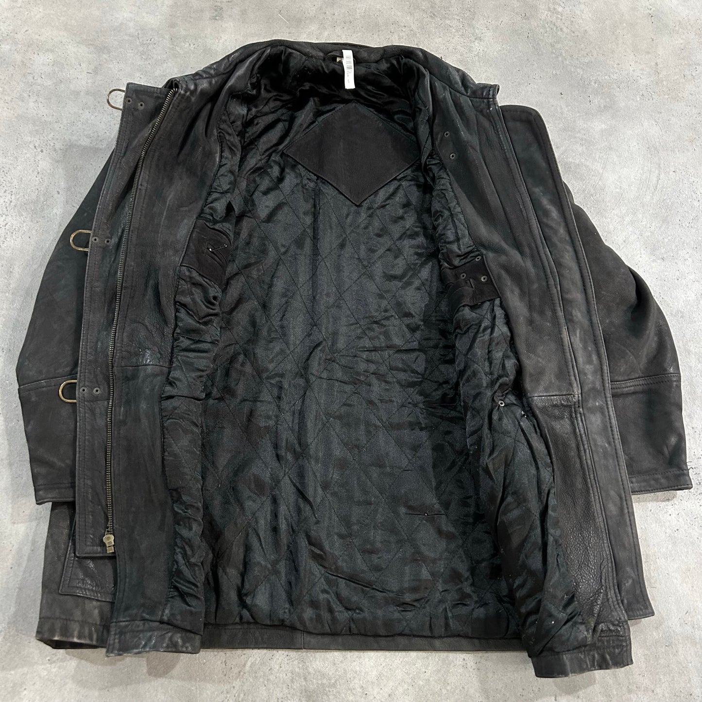 Vintage 70s-90s France Redskins Workwear Mid-Length Leather Jackets