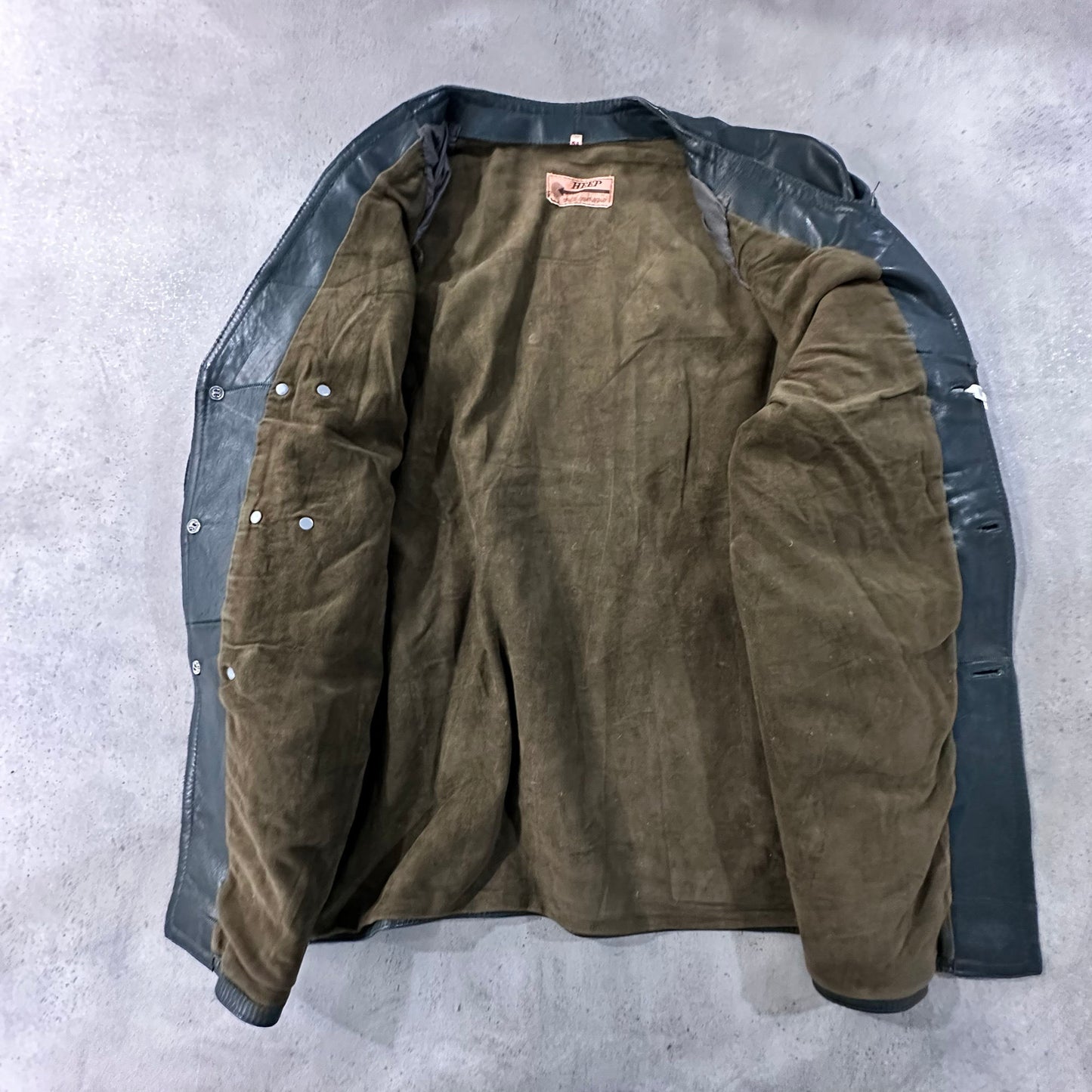 Vintage Retro Mid-Length Leather Jackets