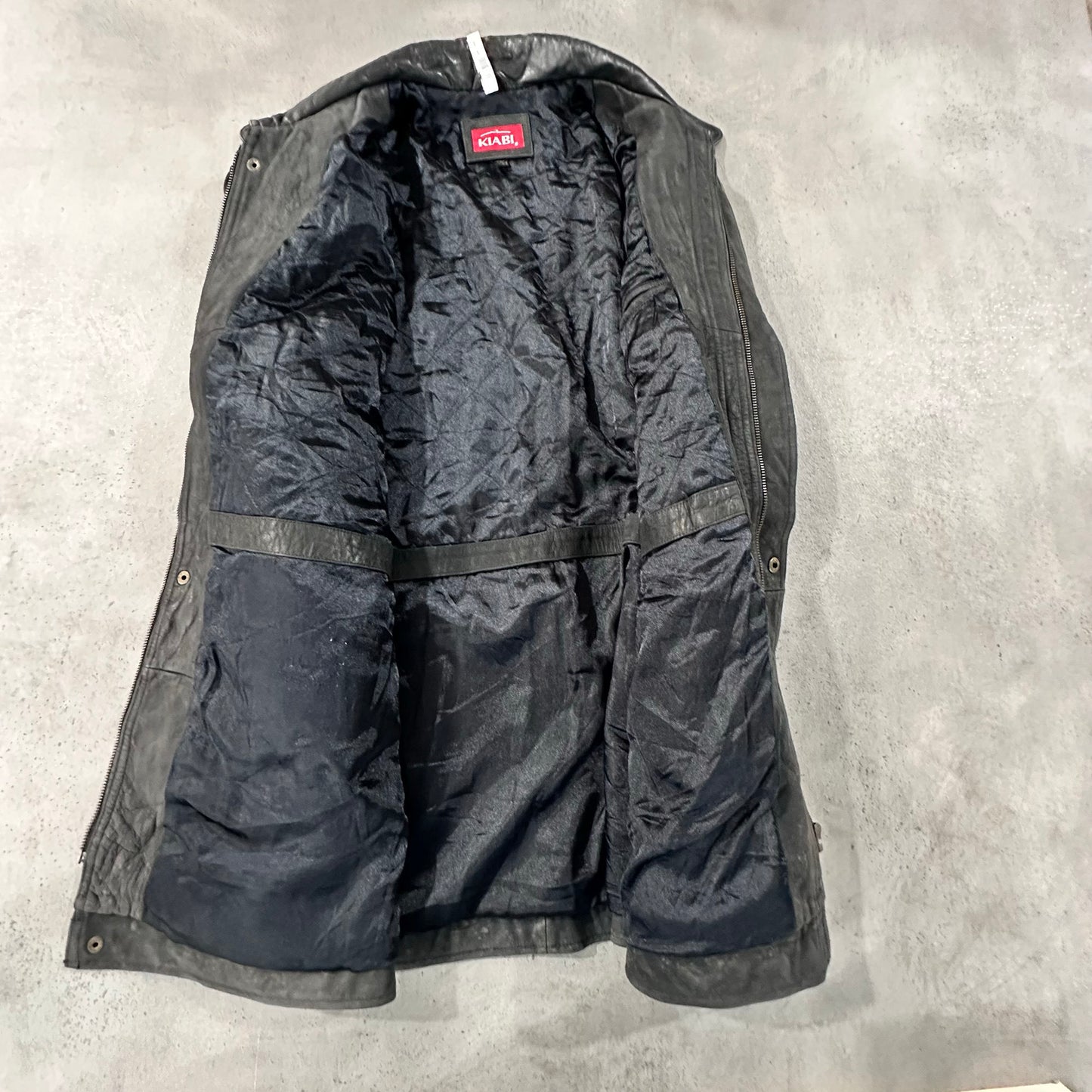 Vintage Retro Mid-Length Leather Jackets