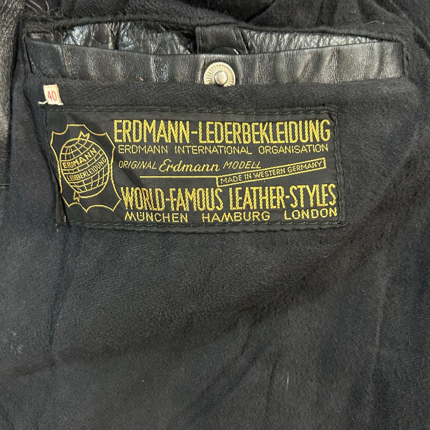 Vintage 70s-90s West Germany Double Rider Leather Jackets
