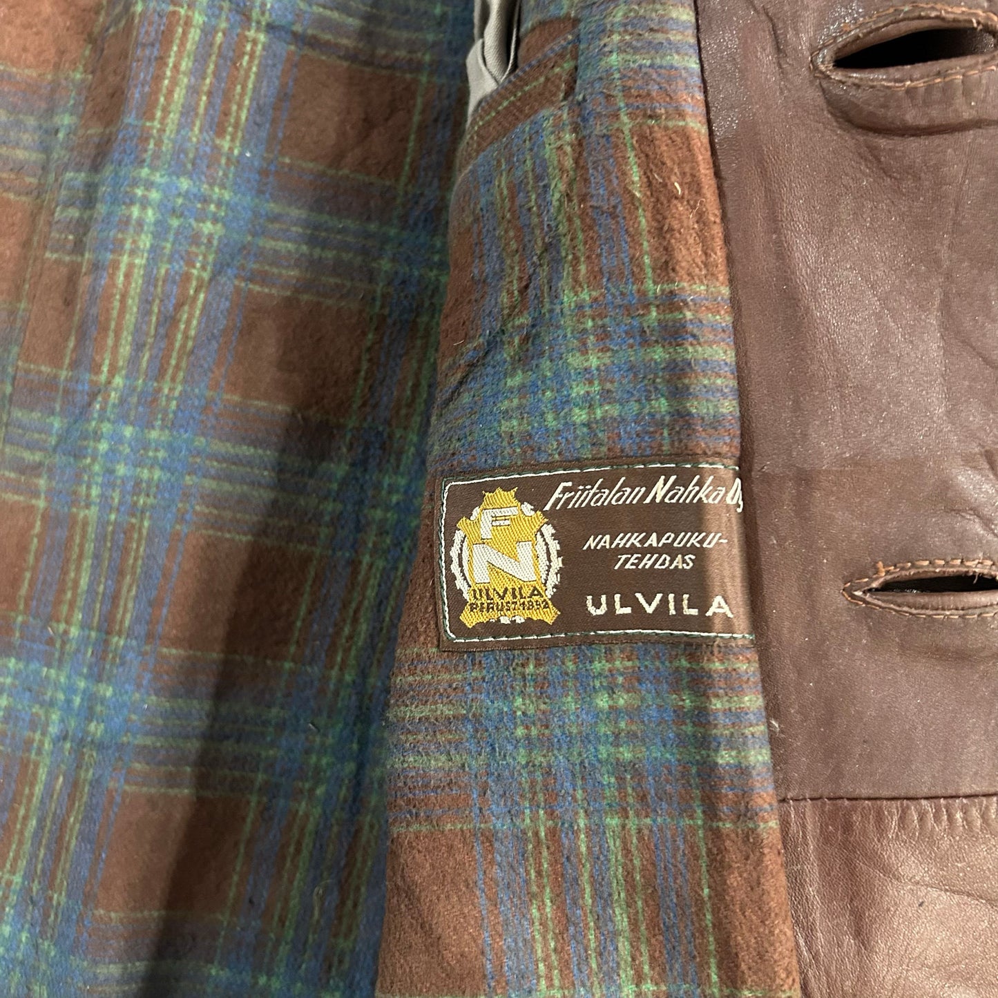 Vintage 50s-60s Finland Mid-Length Leather Jackets