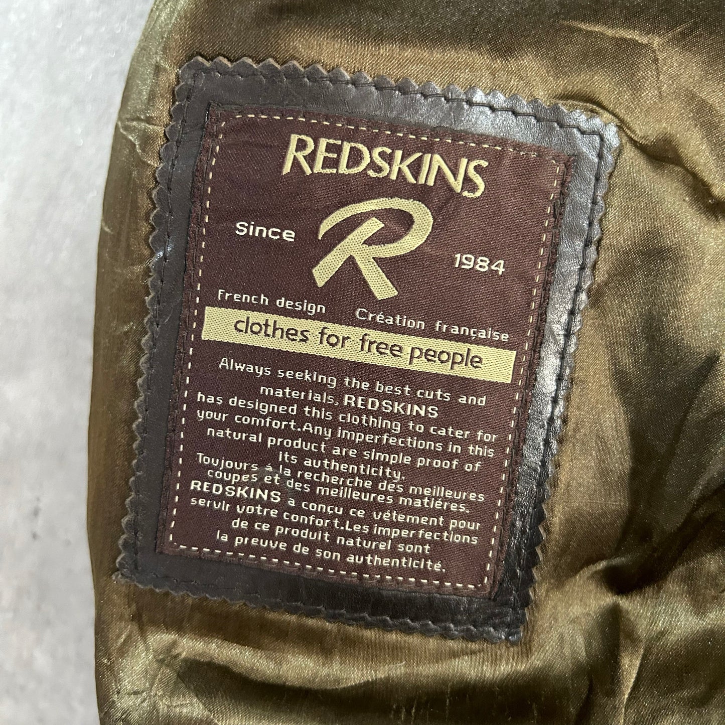 Vintage 70s-90s Redskins Flight Leather Jackets