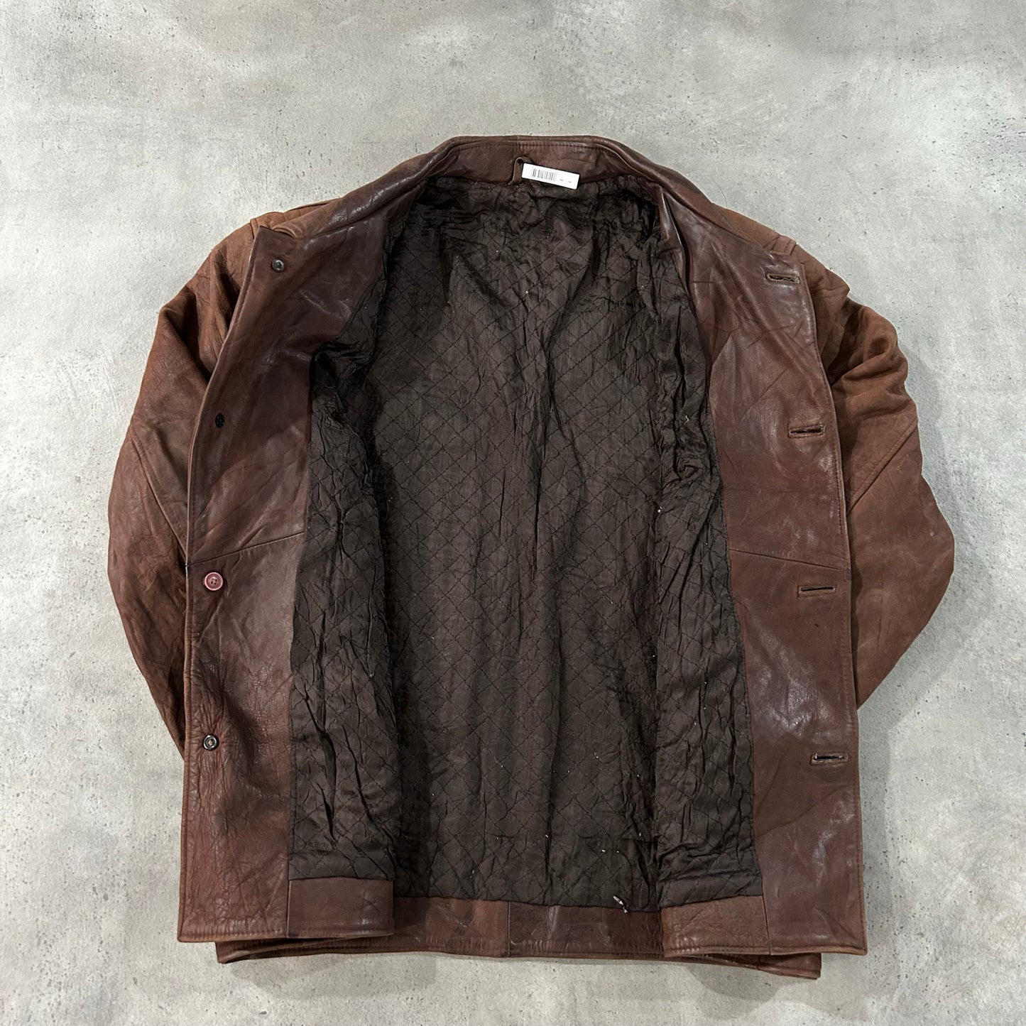 Vintage France Workwear Leather Jackets