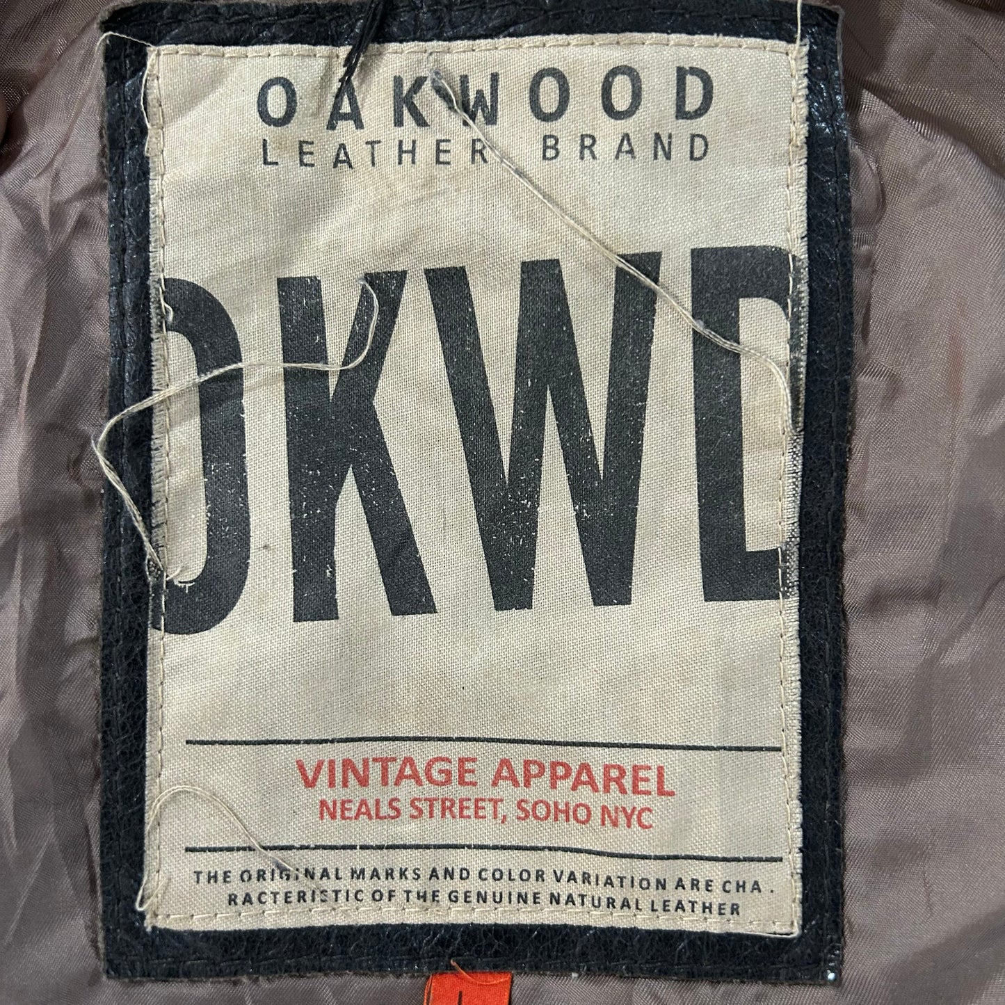 Vintage Oakwood Leather Jackets