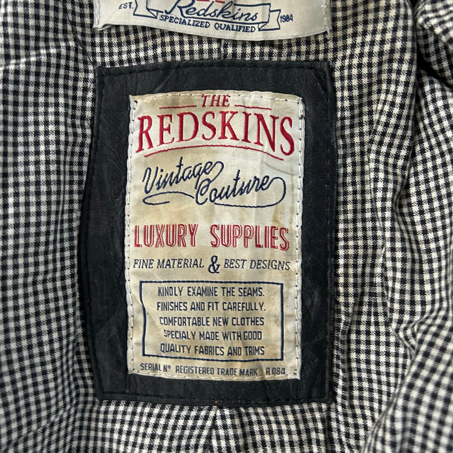 Vintage Redskins Retro Leather Jackets