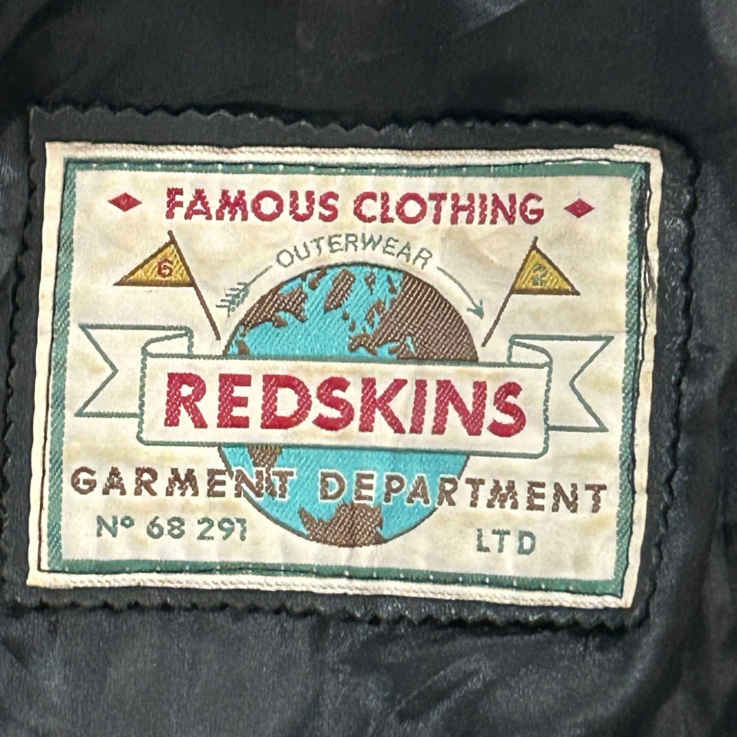 Vintage 70s-90s Redskins Military Flight Leather Jackets
