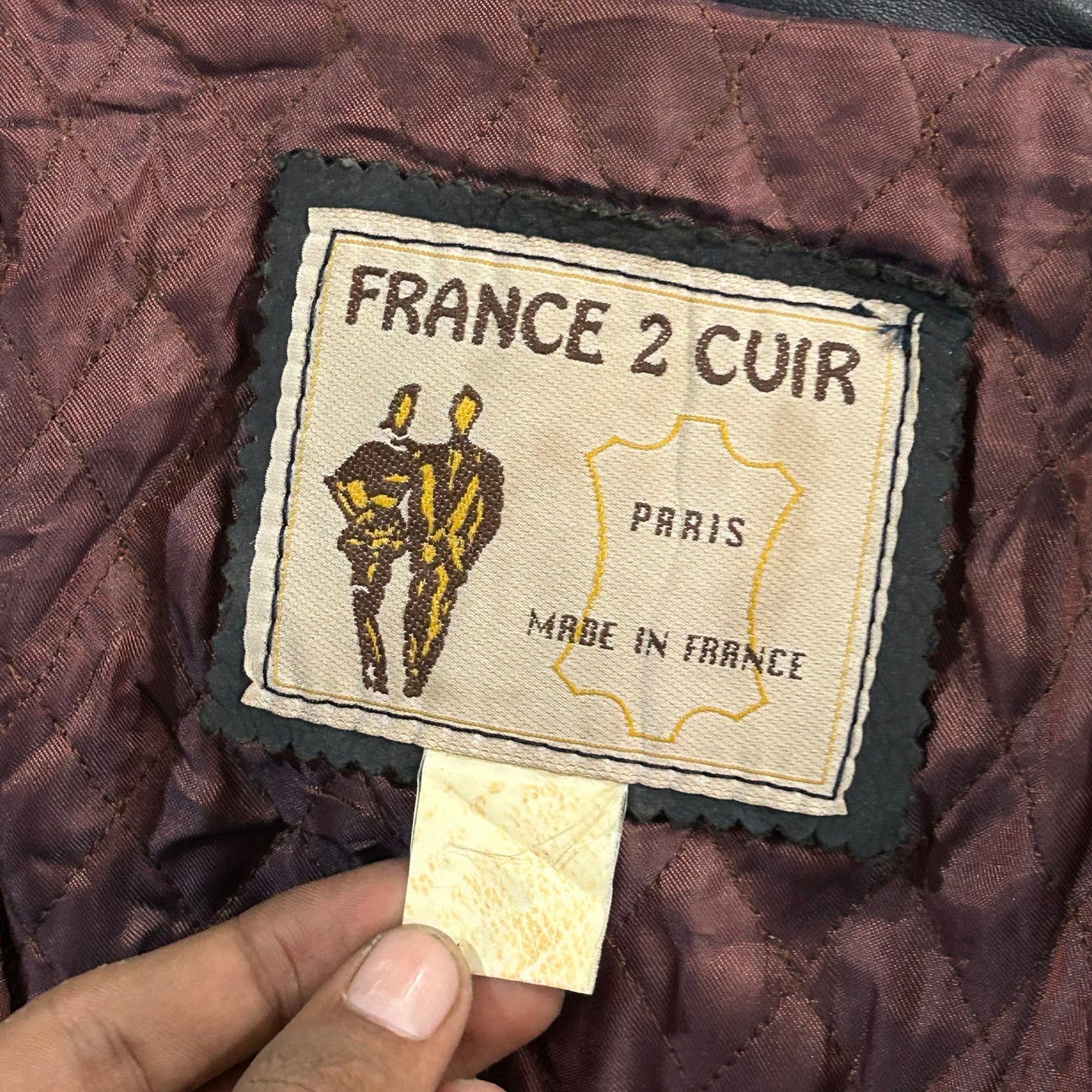 Vintage 70s-90s France Retro Mid-Length Leather Jackets