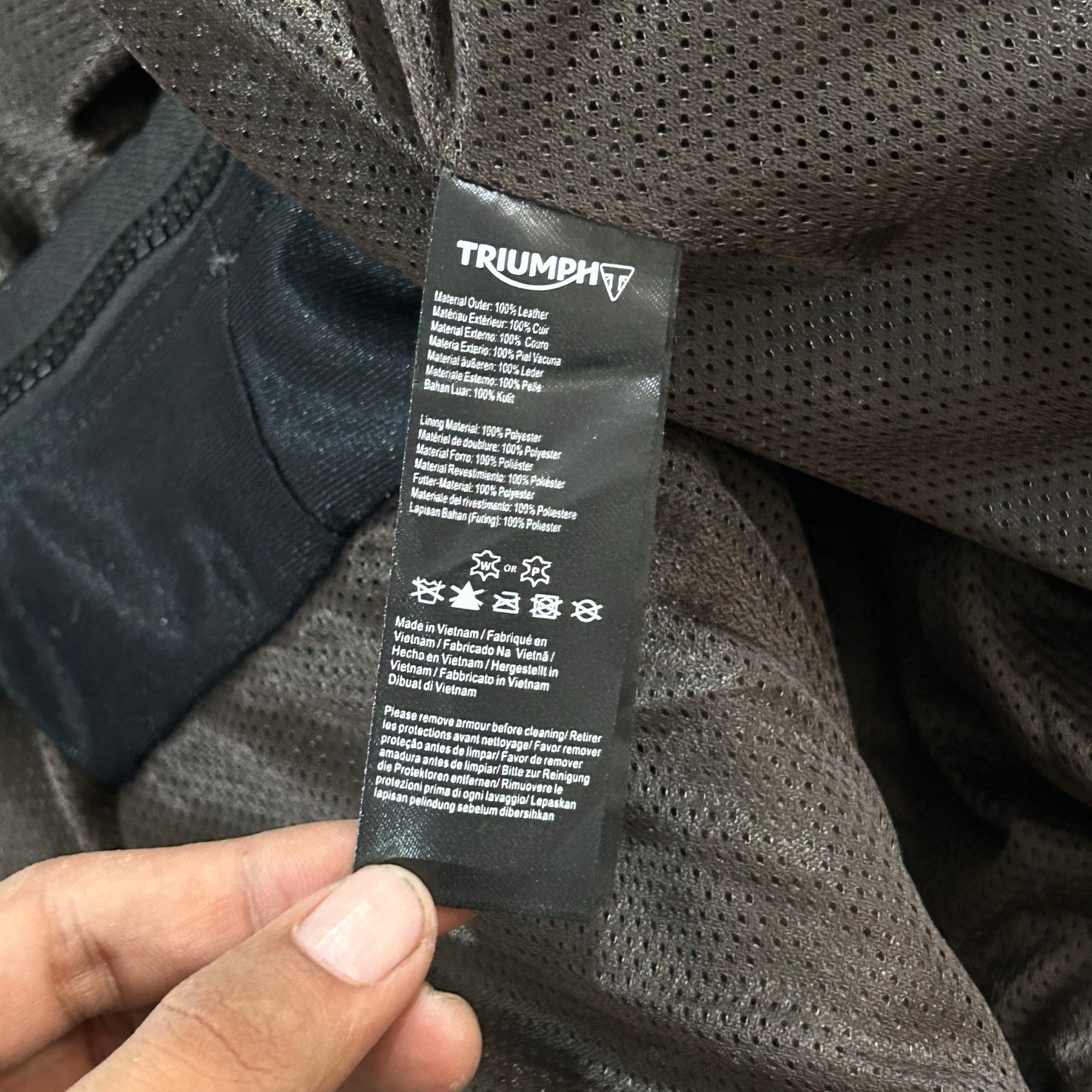 Vintage Triumph Motorcycle Leather Jackets