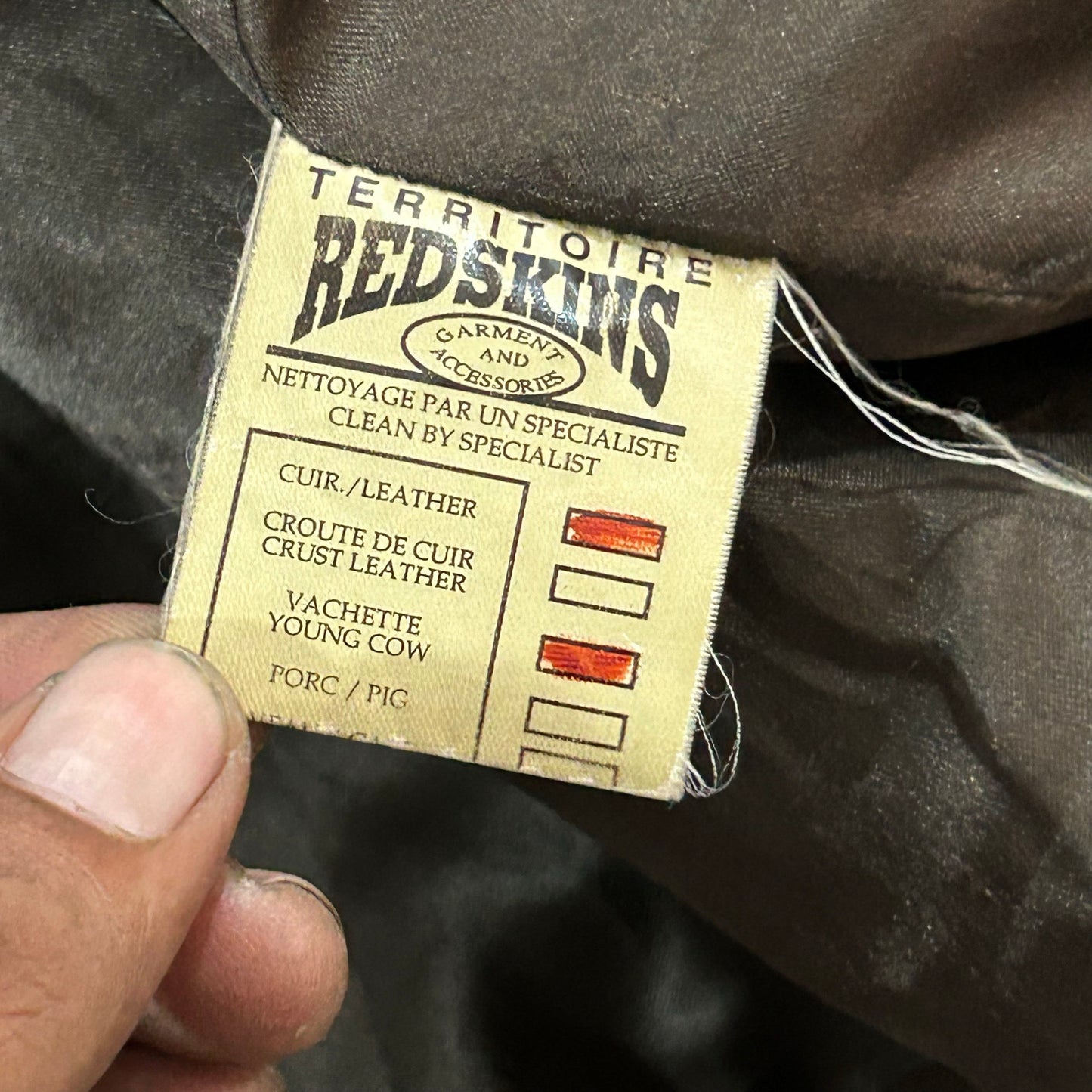 Vintage Redskins Retro Leather Jackets