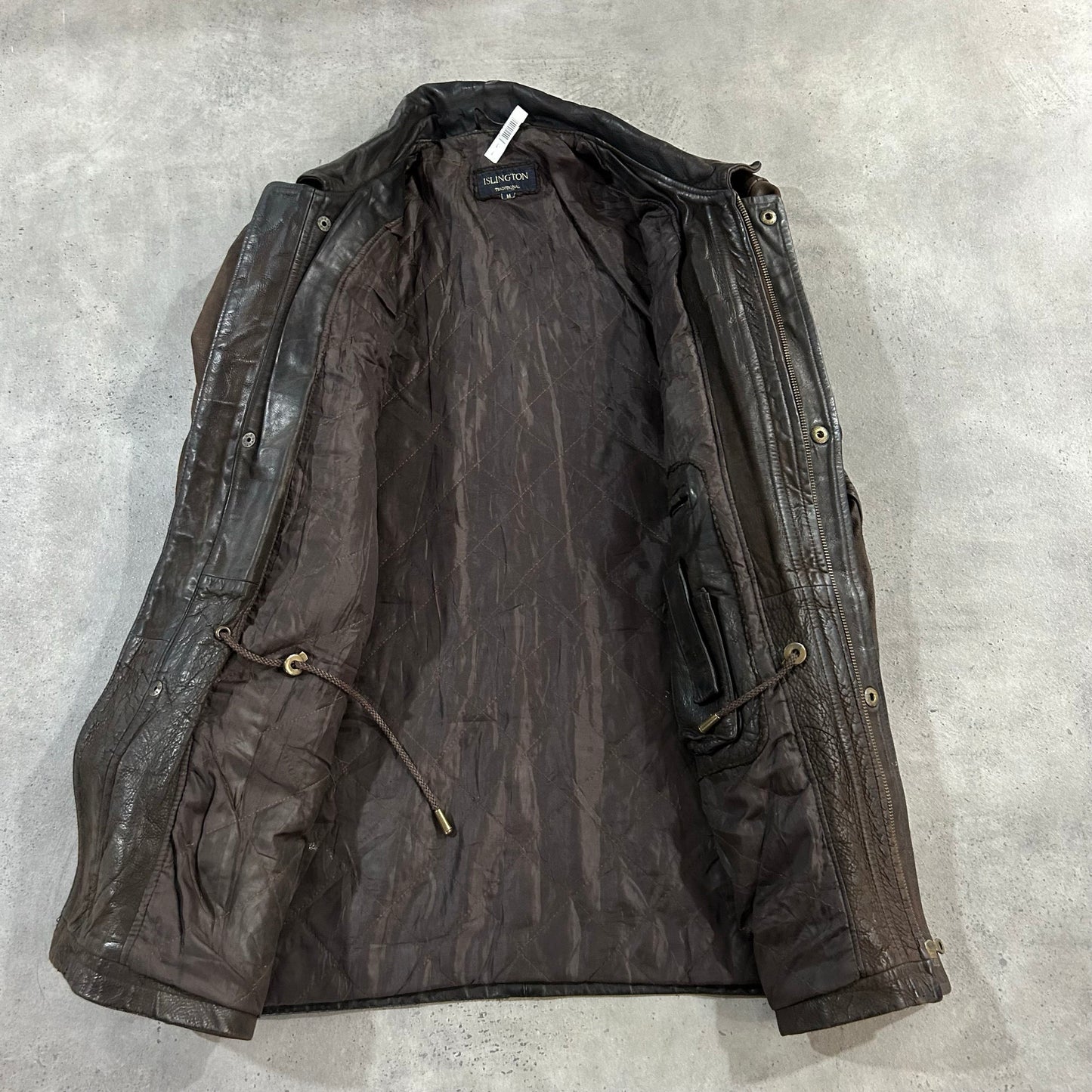 Vintage Retro Mid-Length Leather Jackets