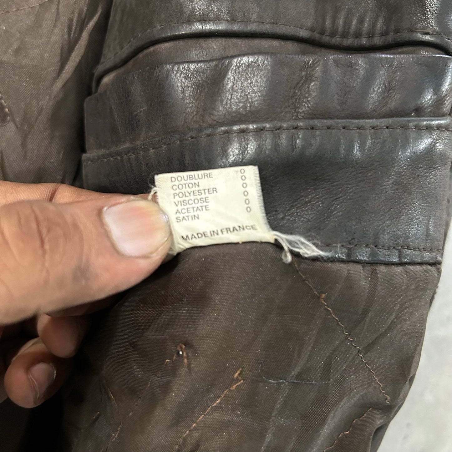 Vintage 70s-90s France Retro Leather Jackets
