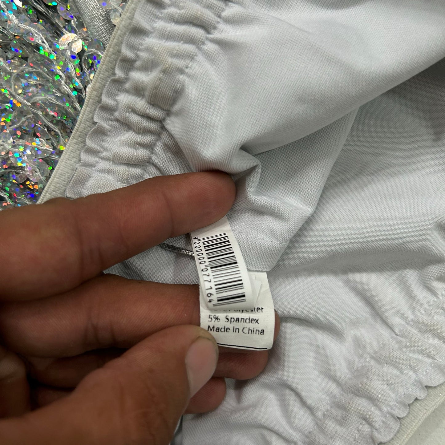 Y2K Sequins Metallic Skirt