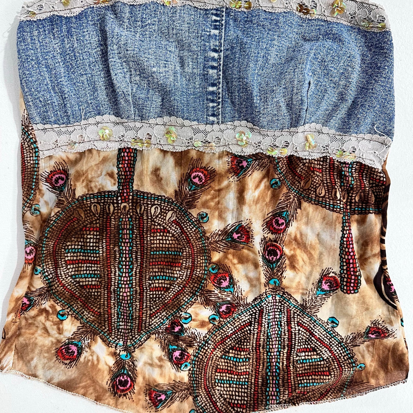 Y2K Sequins Printed Tank/Cami