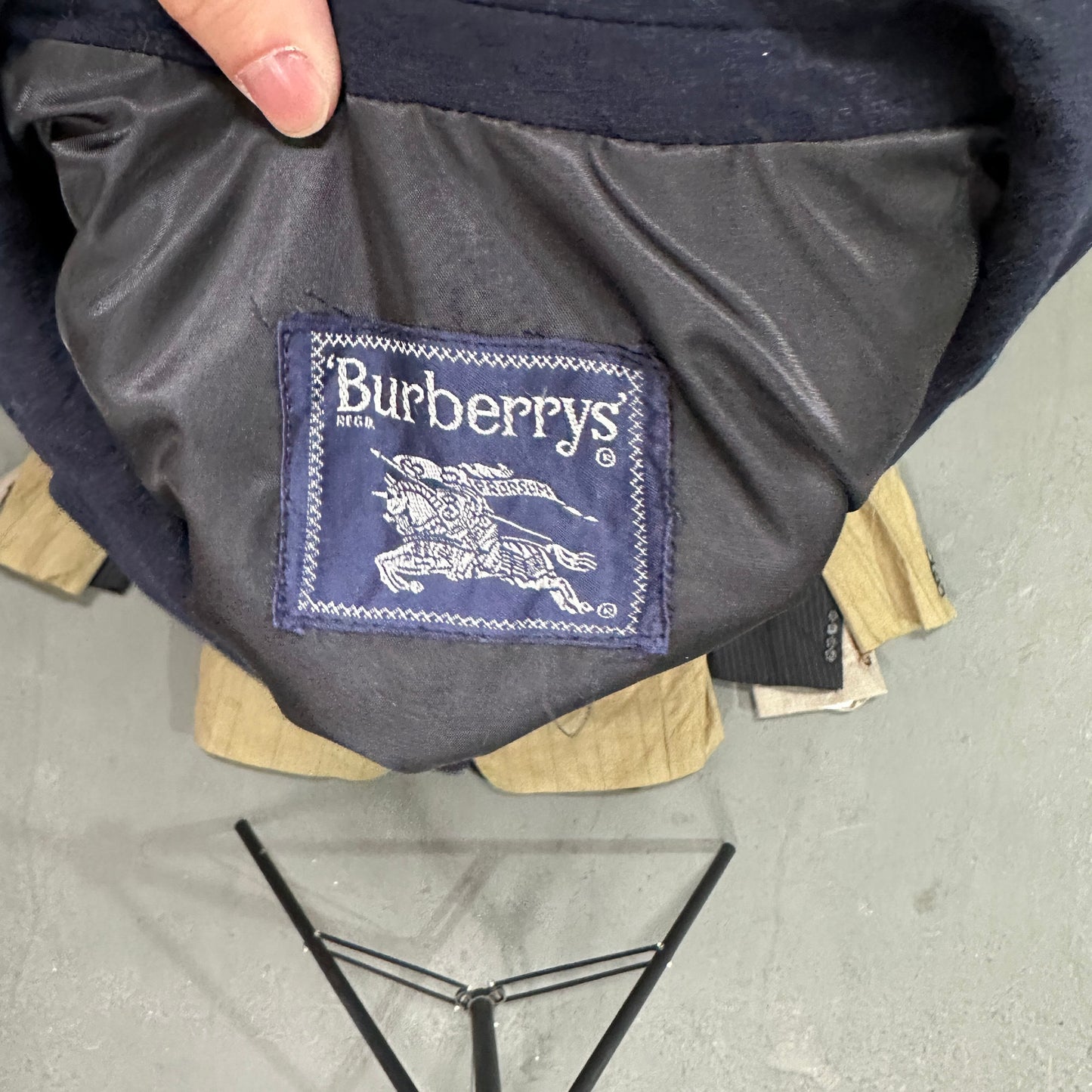 Vintage 70s-90s England Burberry Pre-owned Luxury Suits