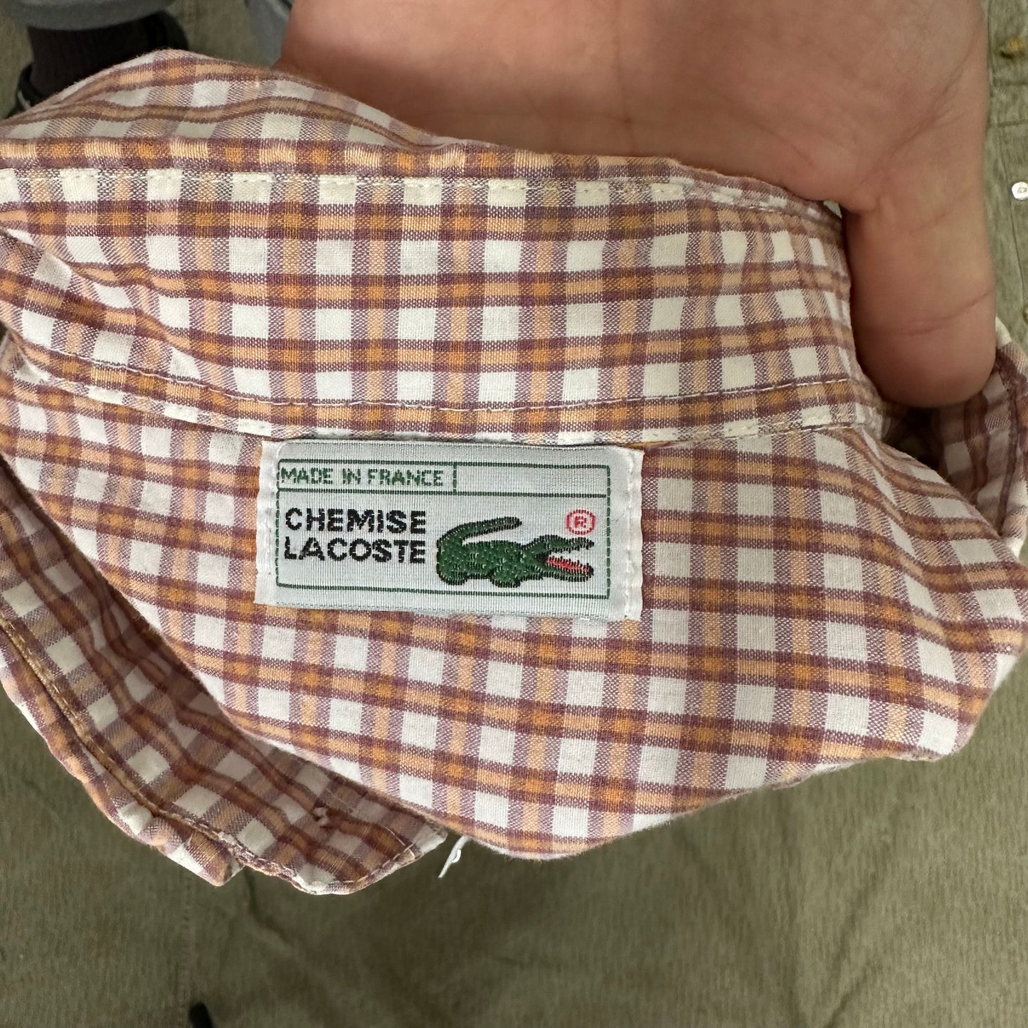 Vintage 70s-90s France Lacoste Pre-owned Luxury Shirts