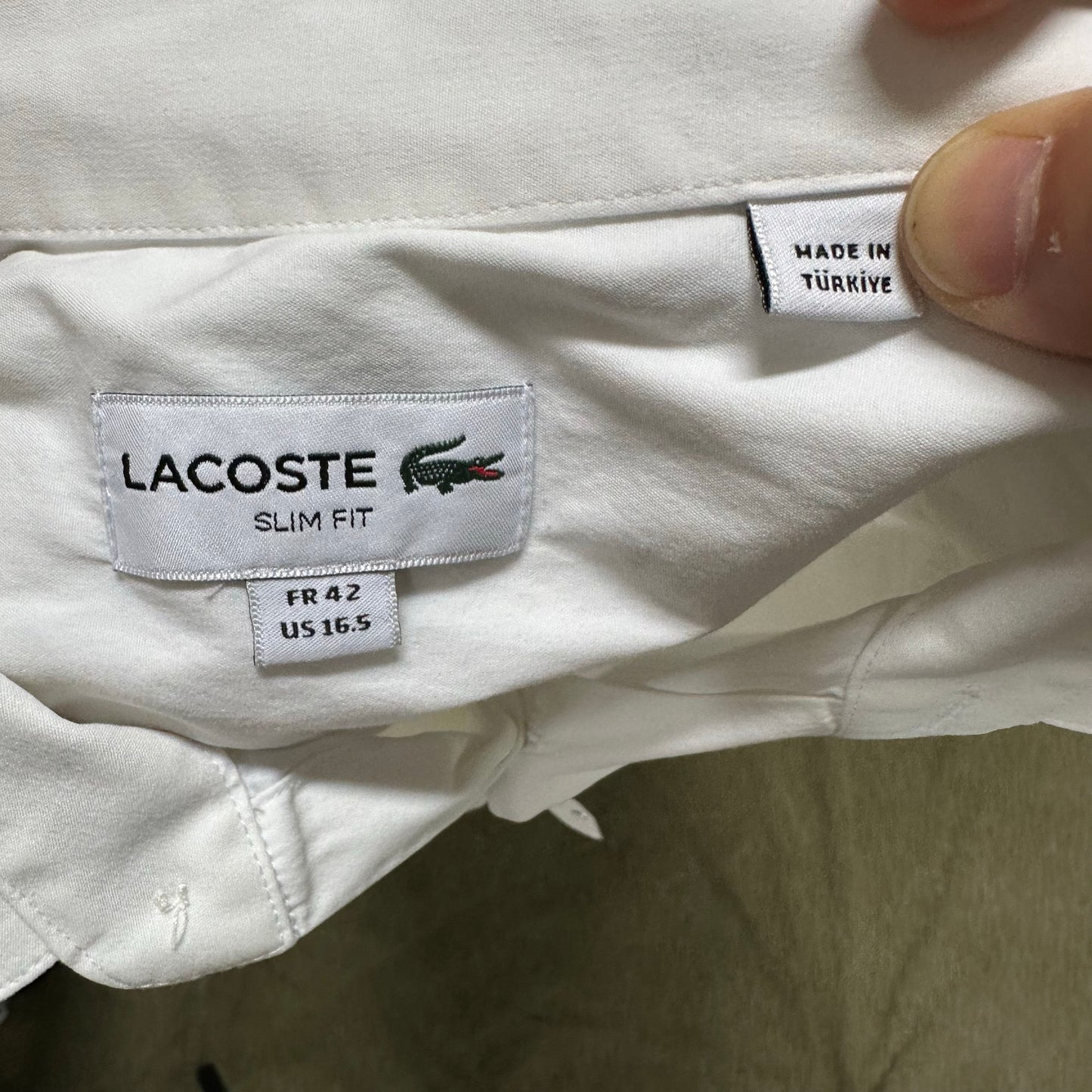 Vintage Turkey Lacoste Pre-owned Luxury Shirts