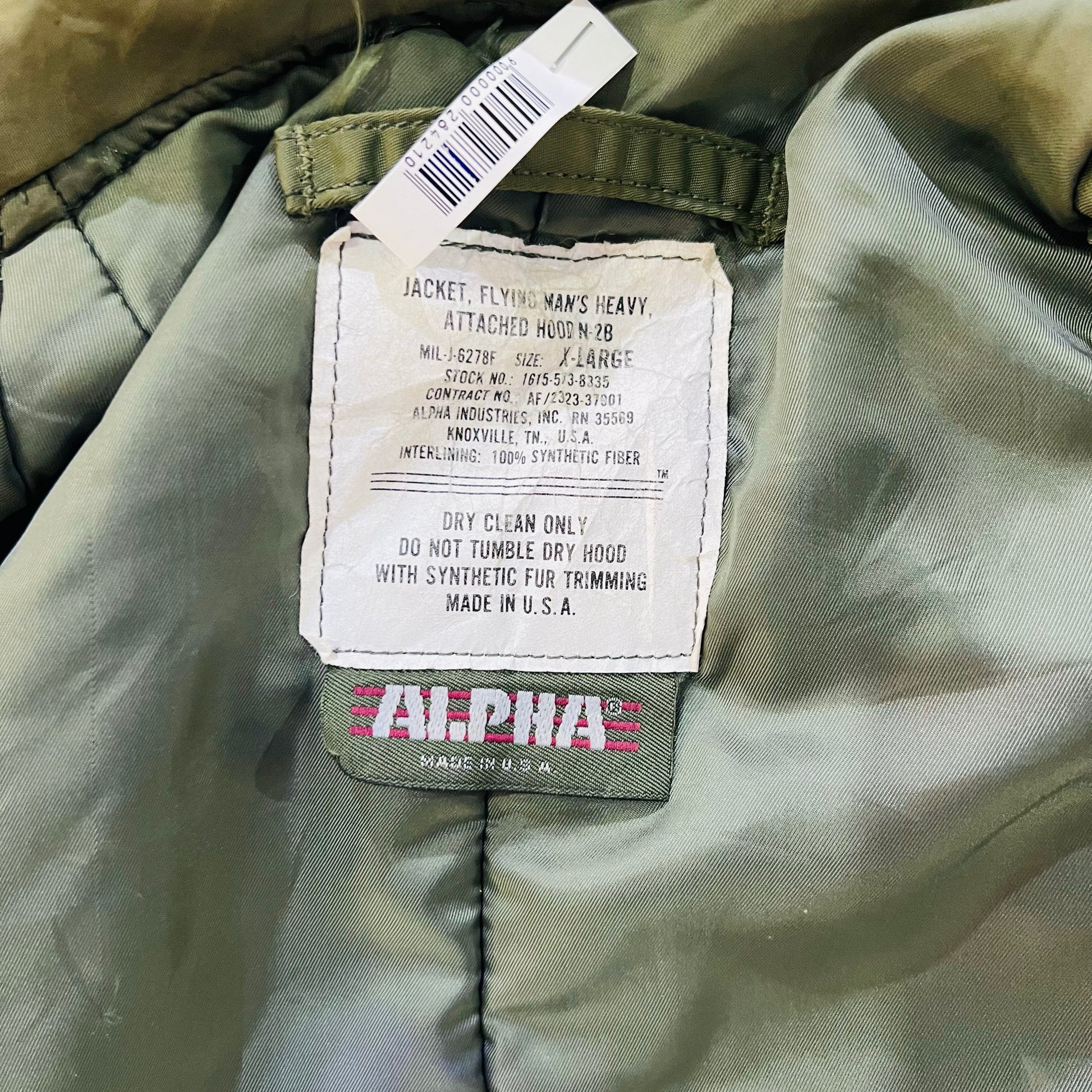 Vintage 70s-90s USA Alpha Industries Military Flight Jackets