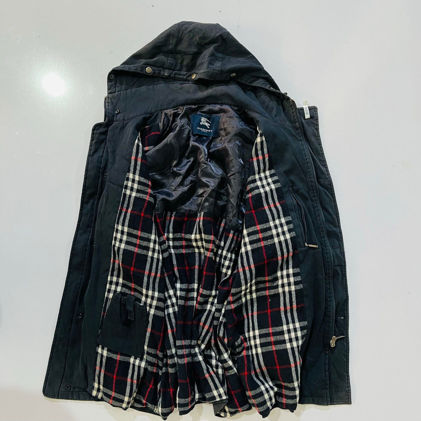 Vintage Burberry Pre-owned Luxury Hooded Jackets