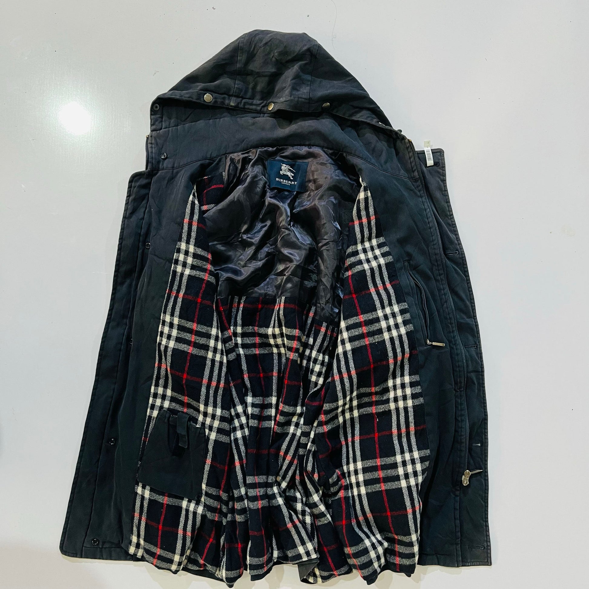Vintage Burberry Pre-owned Luxury Hooded Jackets