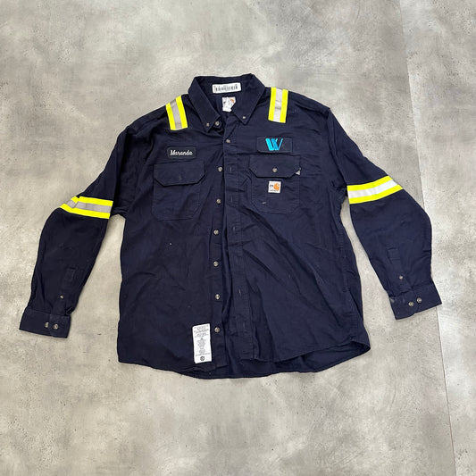 Vintage Mexico Carhartt Workwear Heavy Work Shirt Shirts