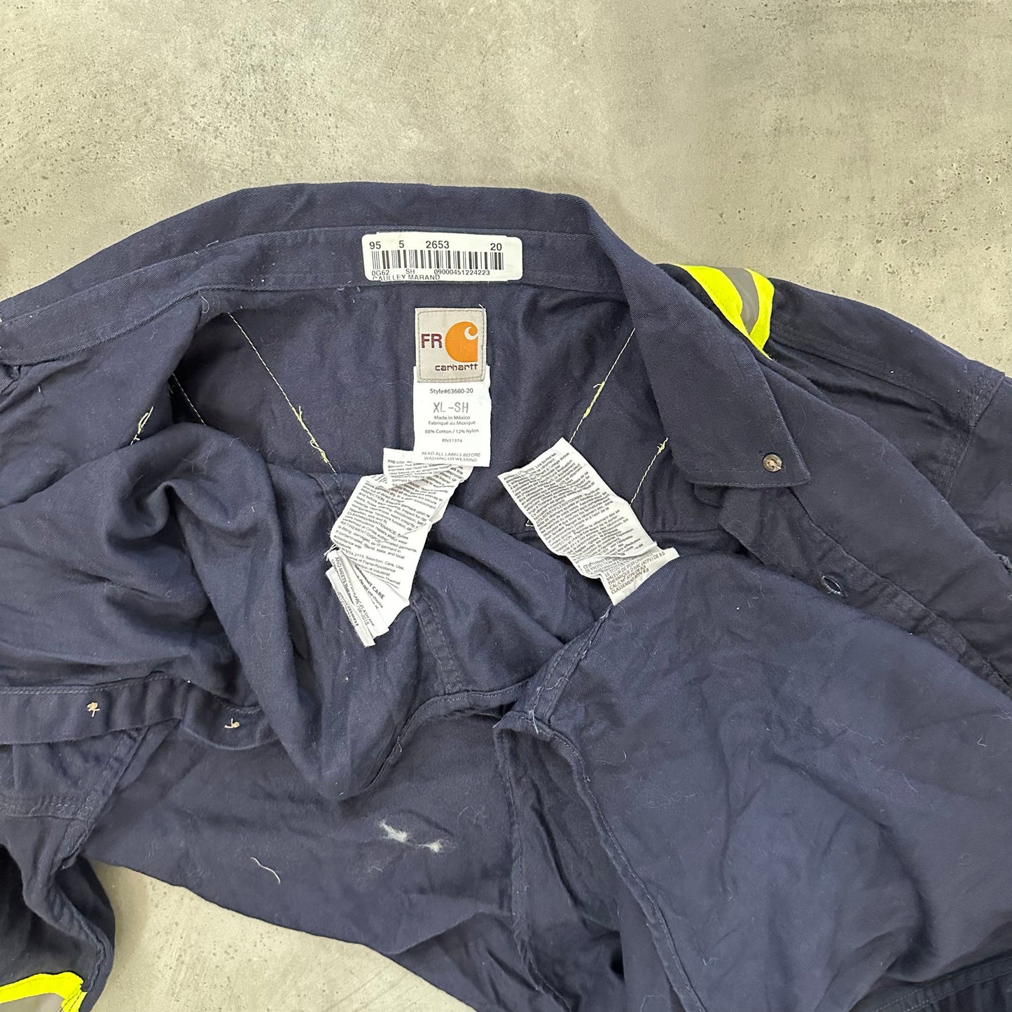 Vintage Mexico Carhartt Workwear Heavy Work Shirt Shirts