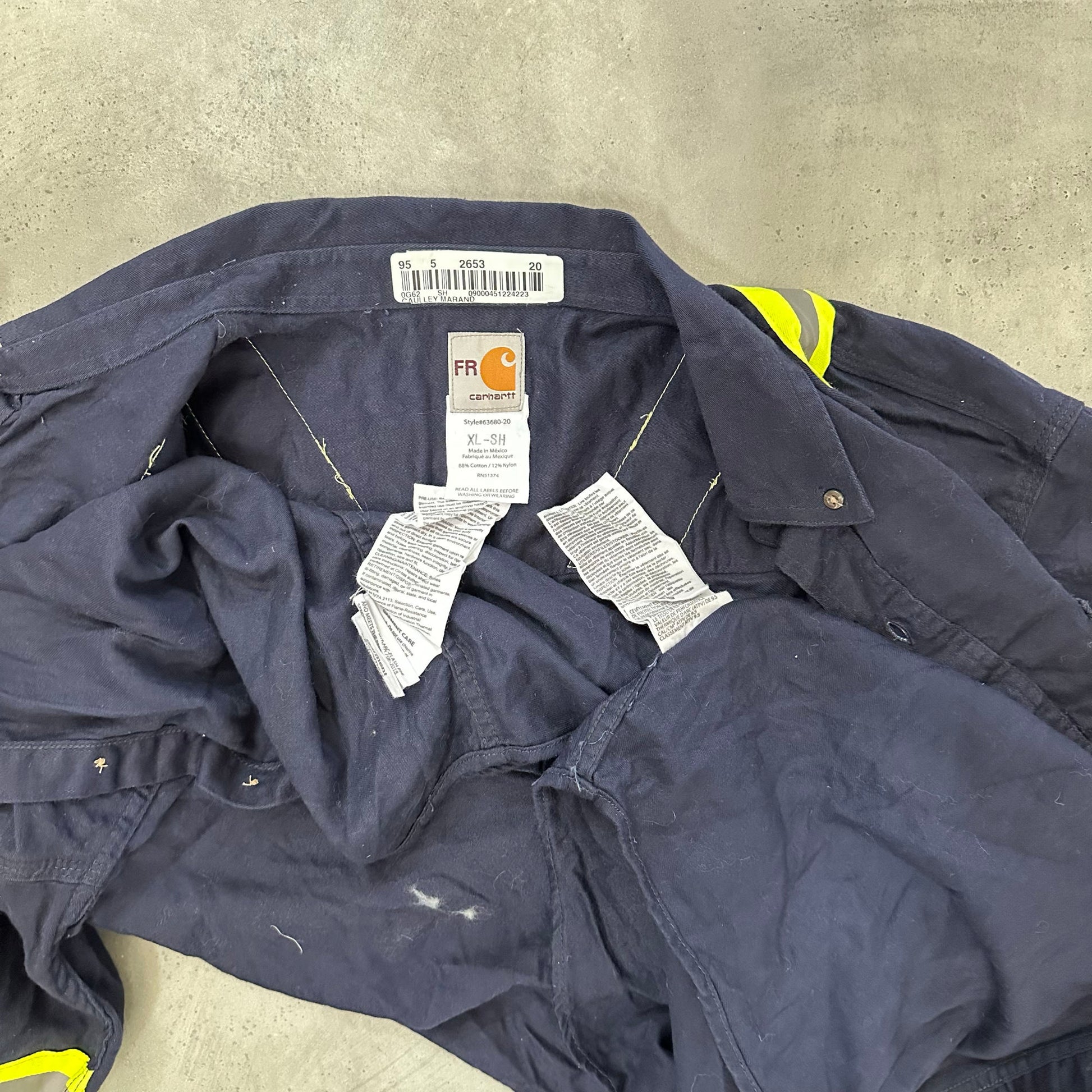 Vintage Mexico Carhartt Workwear Heavy Work Shirt Shirts