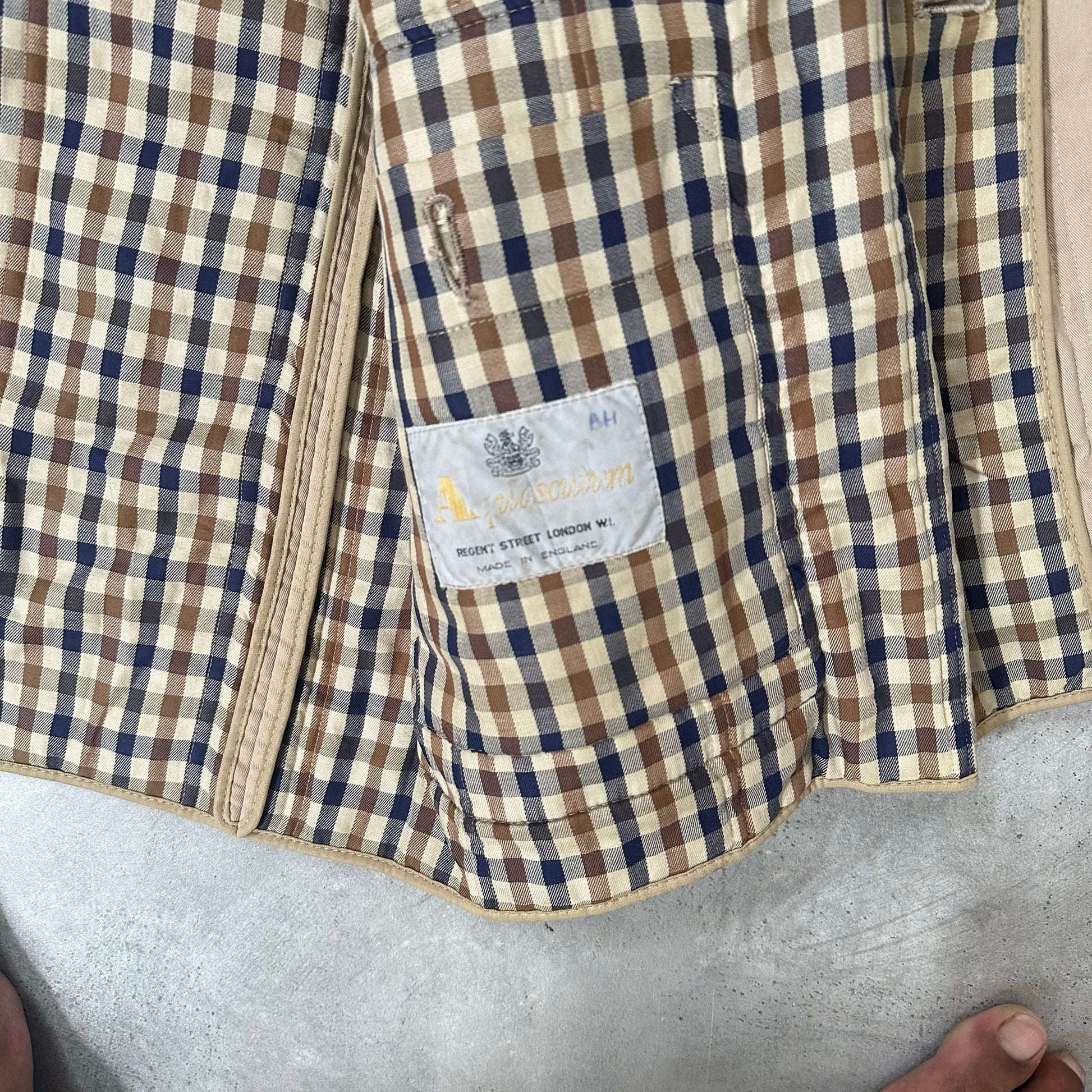 Vintage 70s-90s England Aquascutum Pre-owned Luxury Jackets