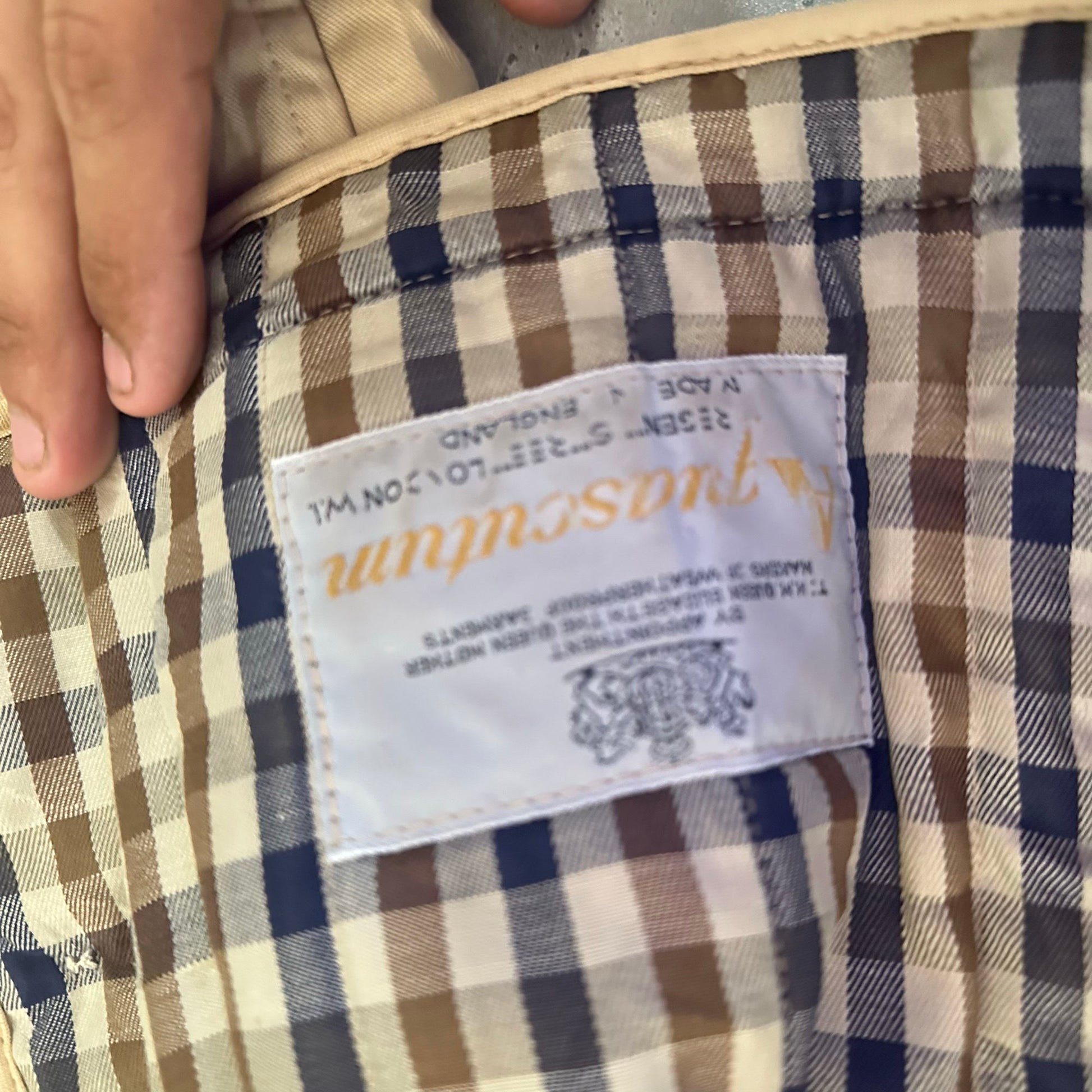 Vintage 70s-90s England Aquascutum Pre-owned Luxury Jackets