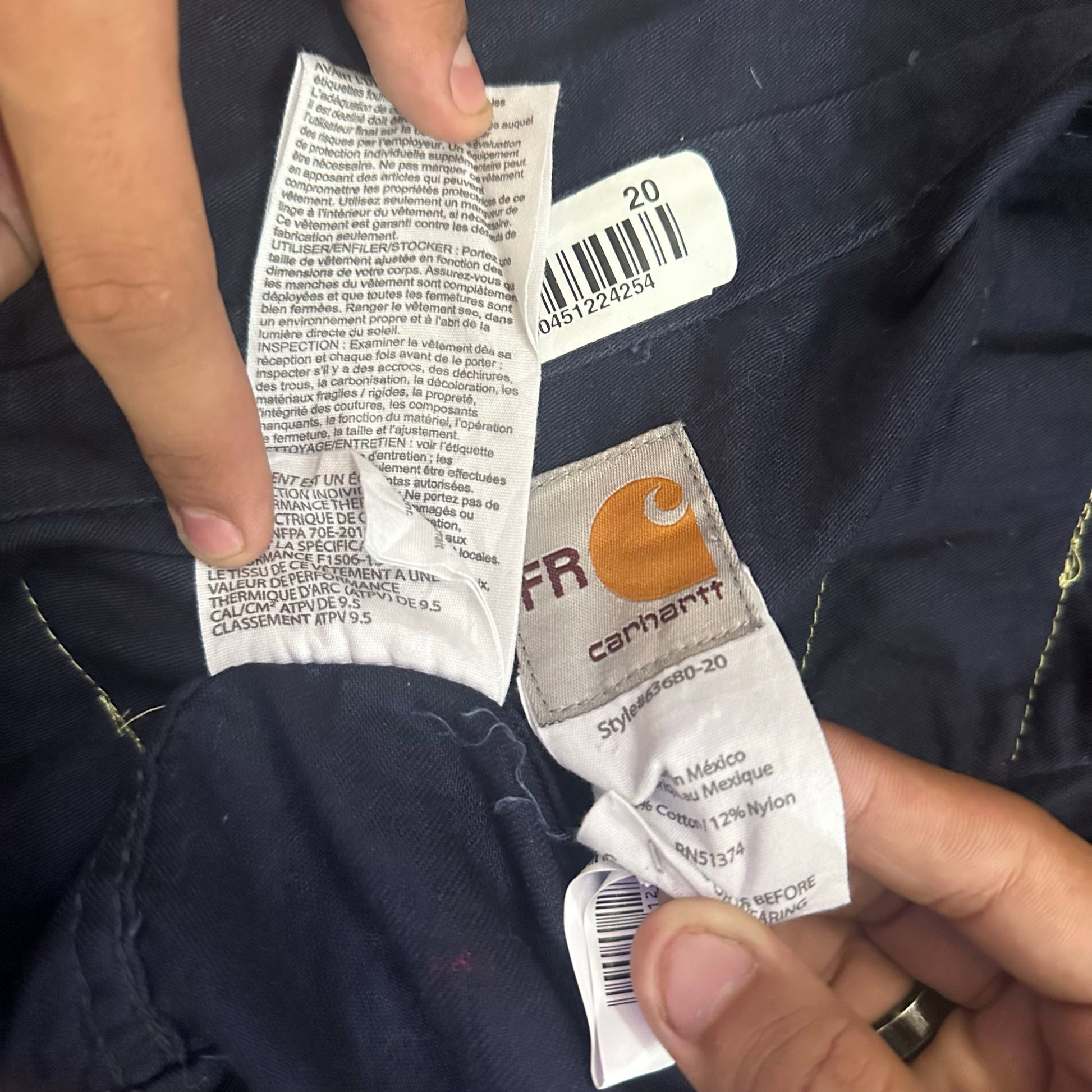 Vintage Mexico Carhartt Workwear Heavy Work Shirt Shirts