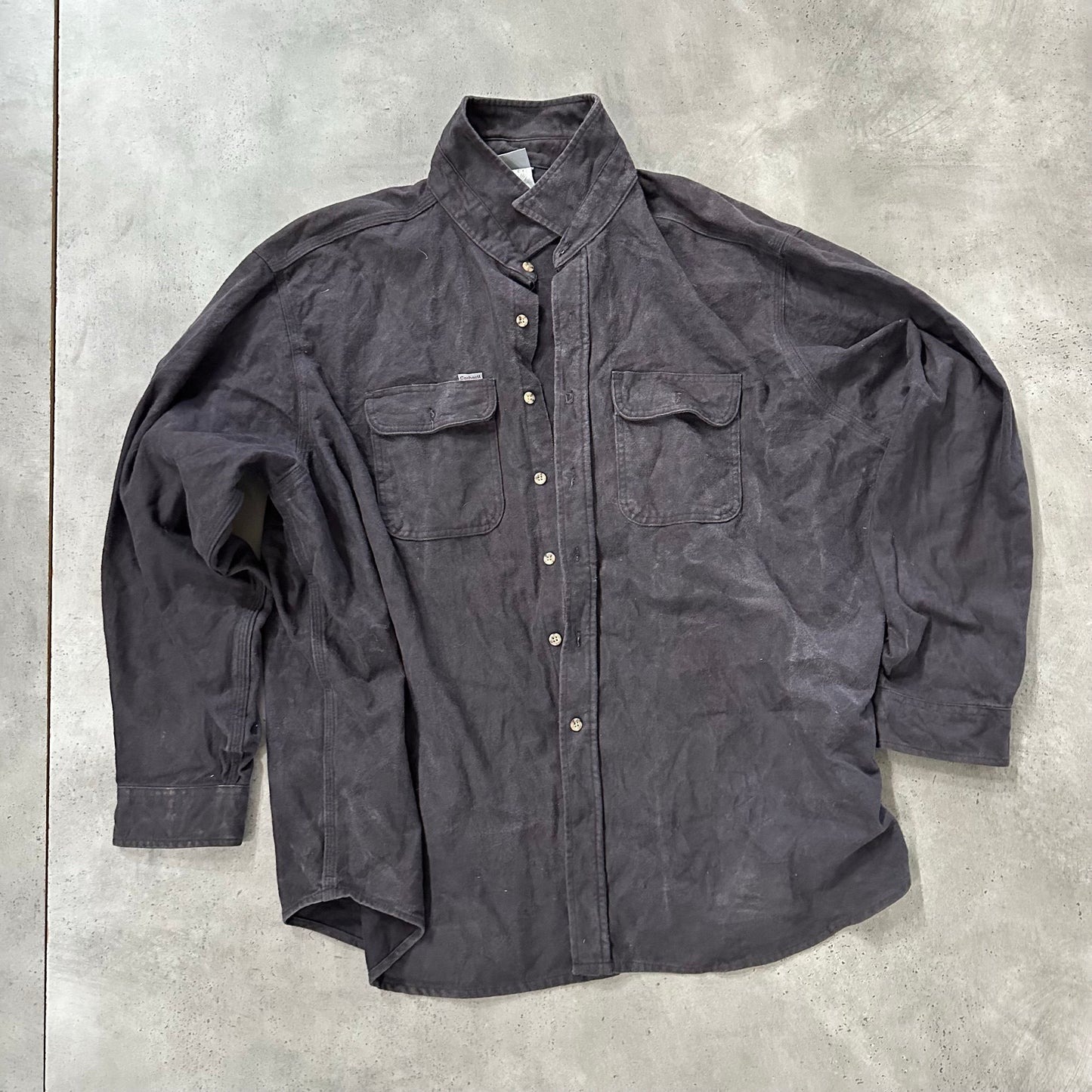 Vintage 70s-90s Carhartt Workwear Heavy Work Shirt Shirts